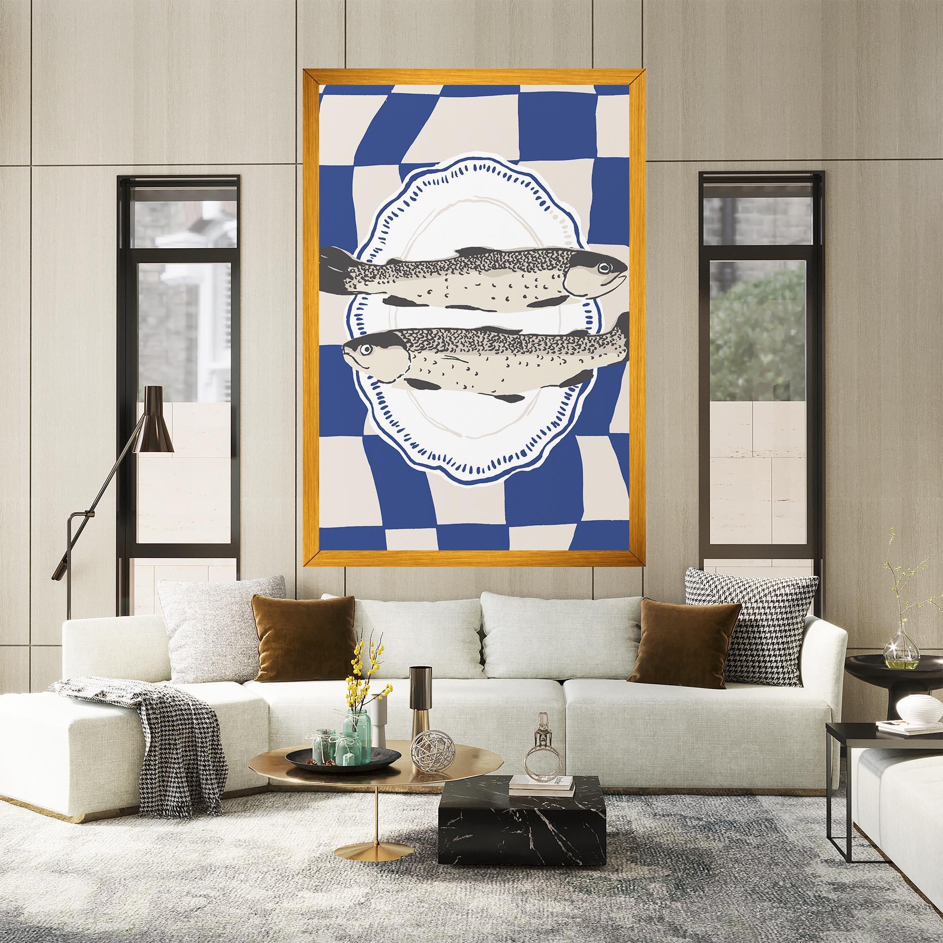 Tablou Canvas Food Fish mockup 2