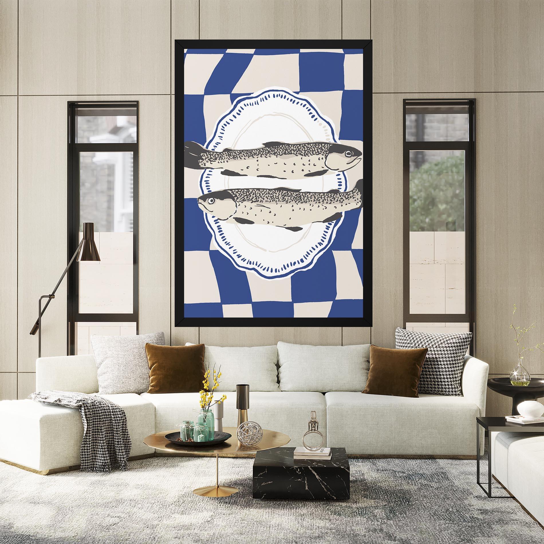 Tablou Canvas Food Fish mockup 2