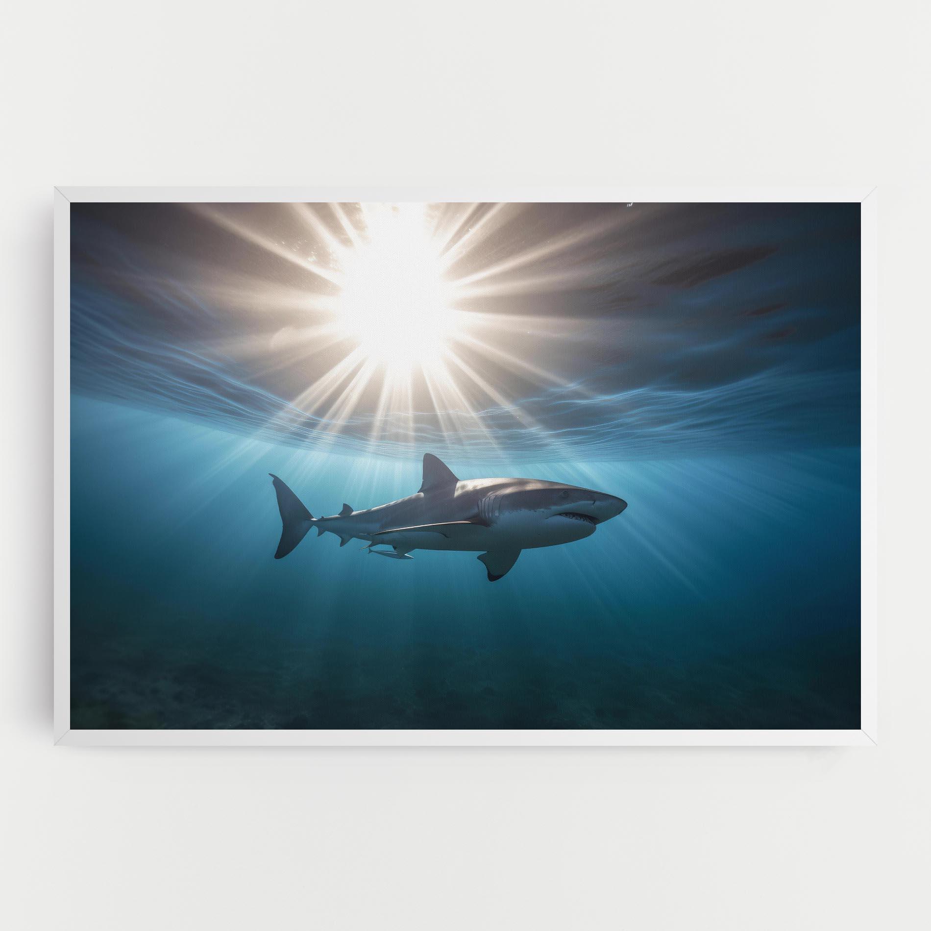 Tablou Canvas Big Shark mockup 0