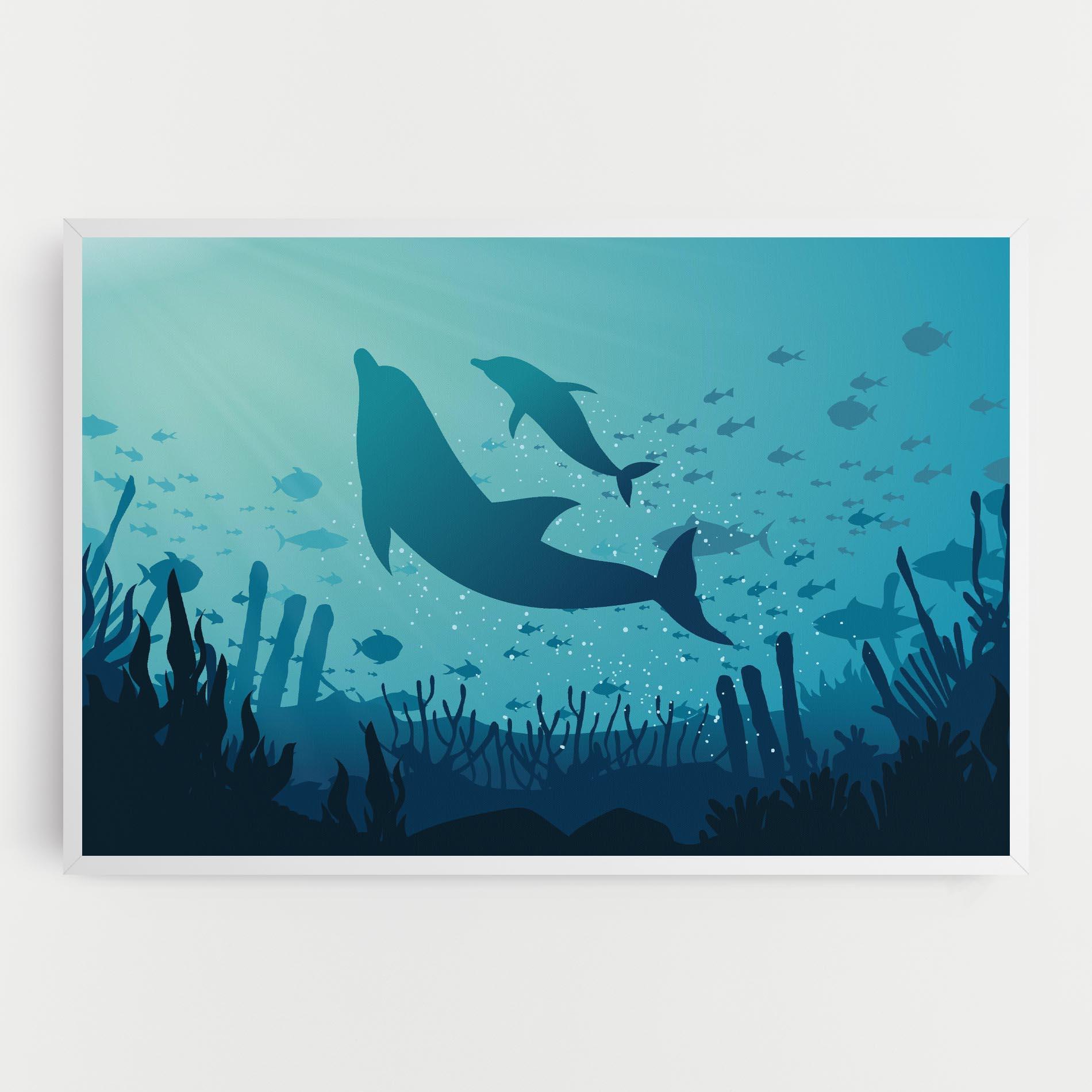 Tablou Canvas Blue Ocean mockup 0