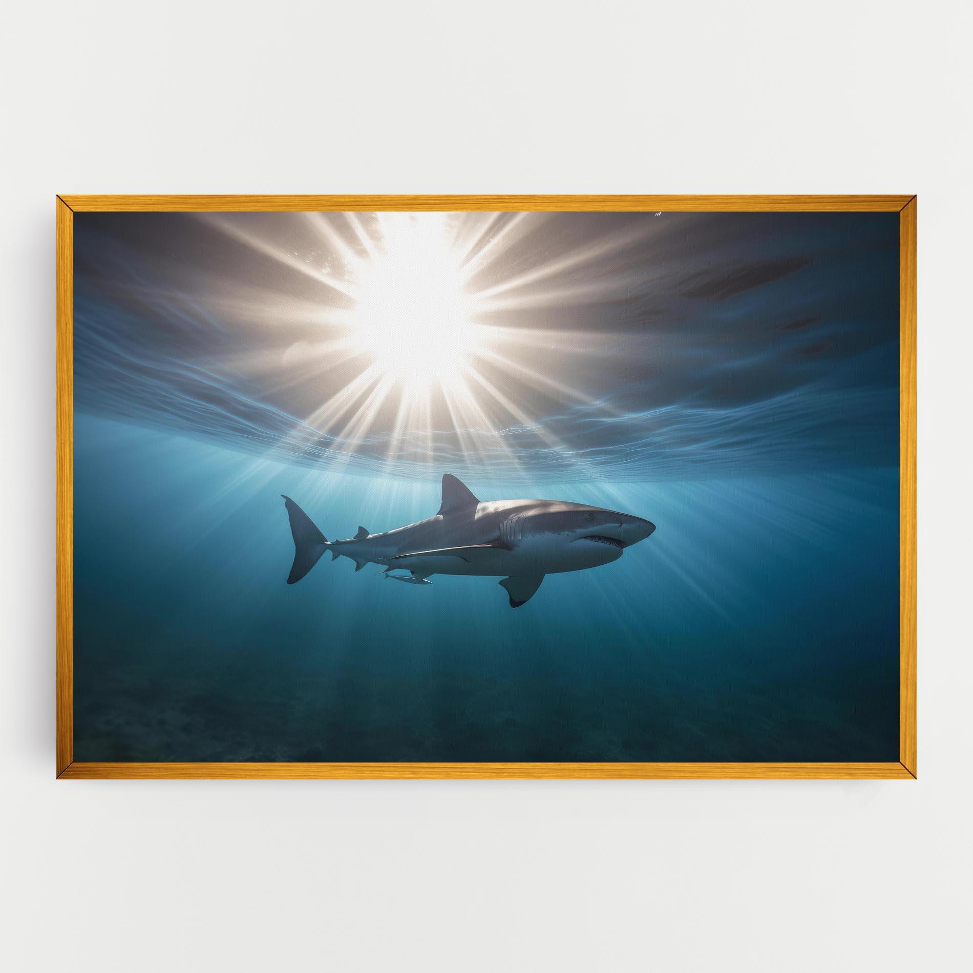 Tablou Canvas Big Shark mockup 0