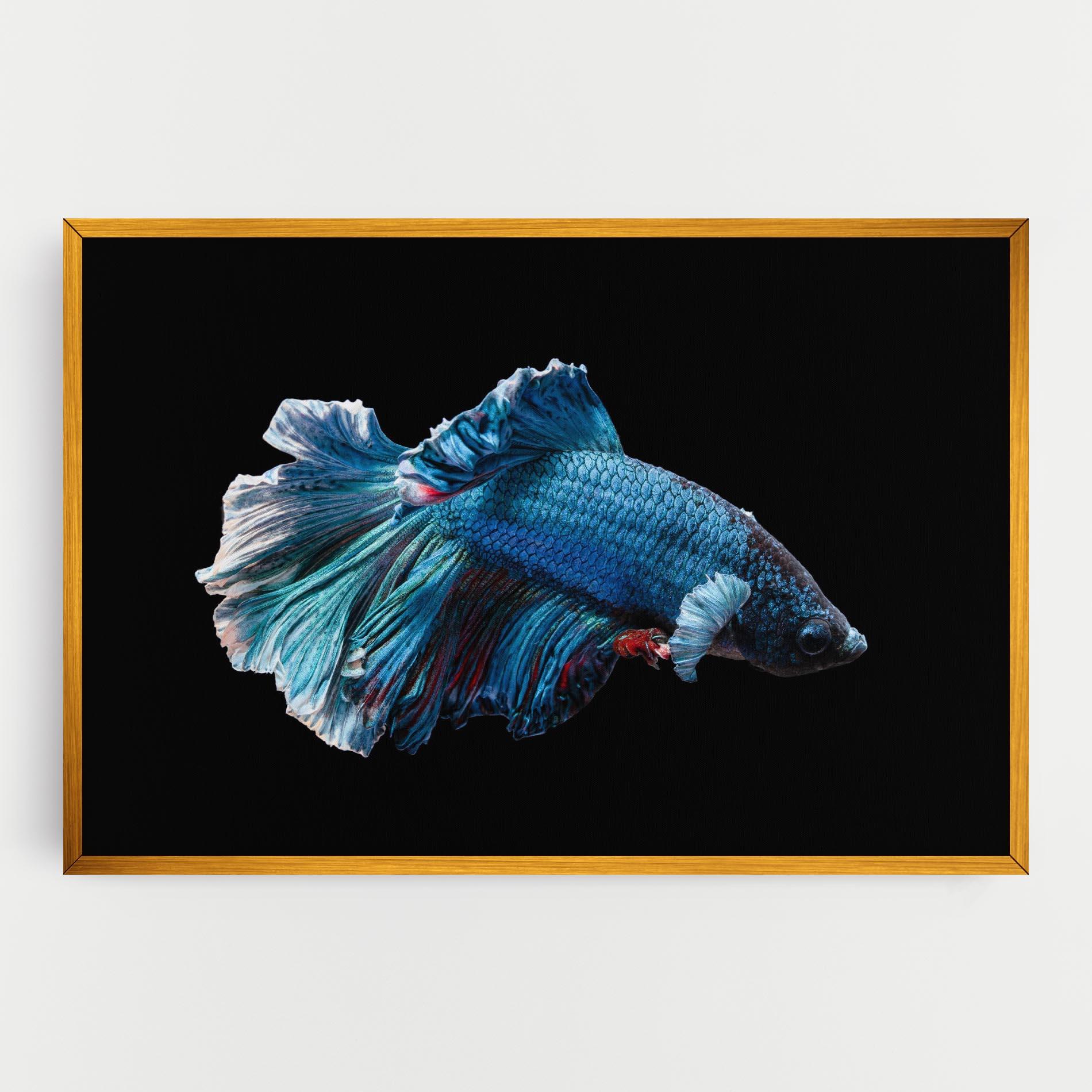Tablou Canvas Blue Betta mockup 0