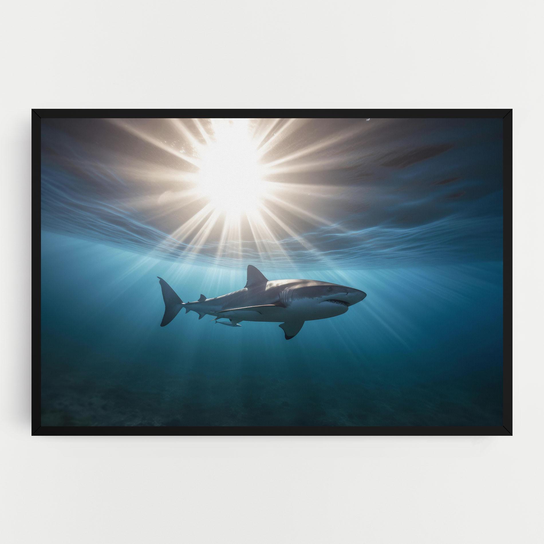 Tablou Canvas Big Shark mockup 0