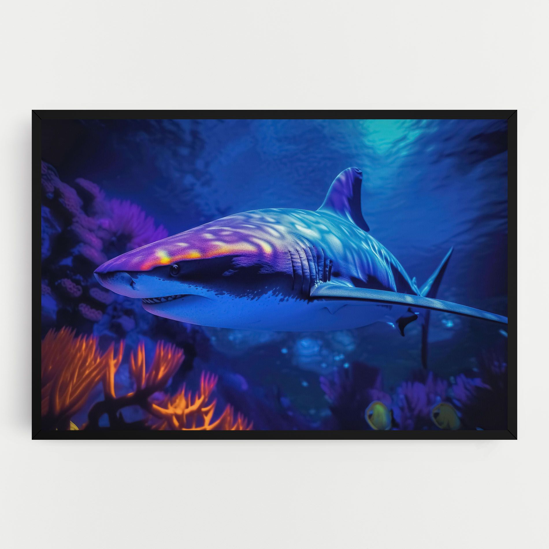 Blue Light Shark mockup 0