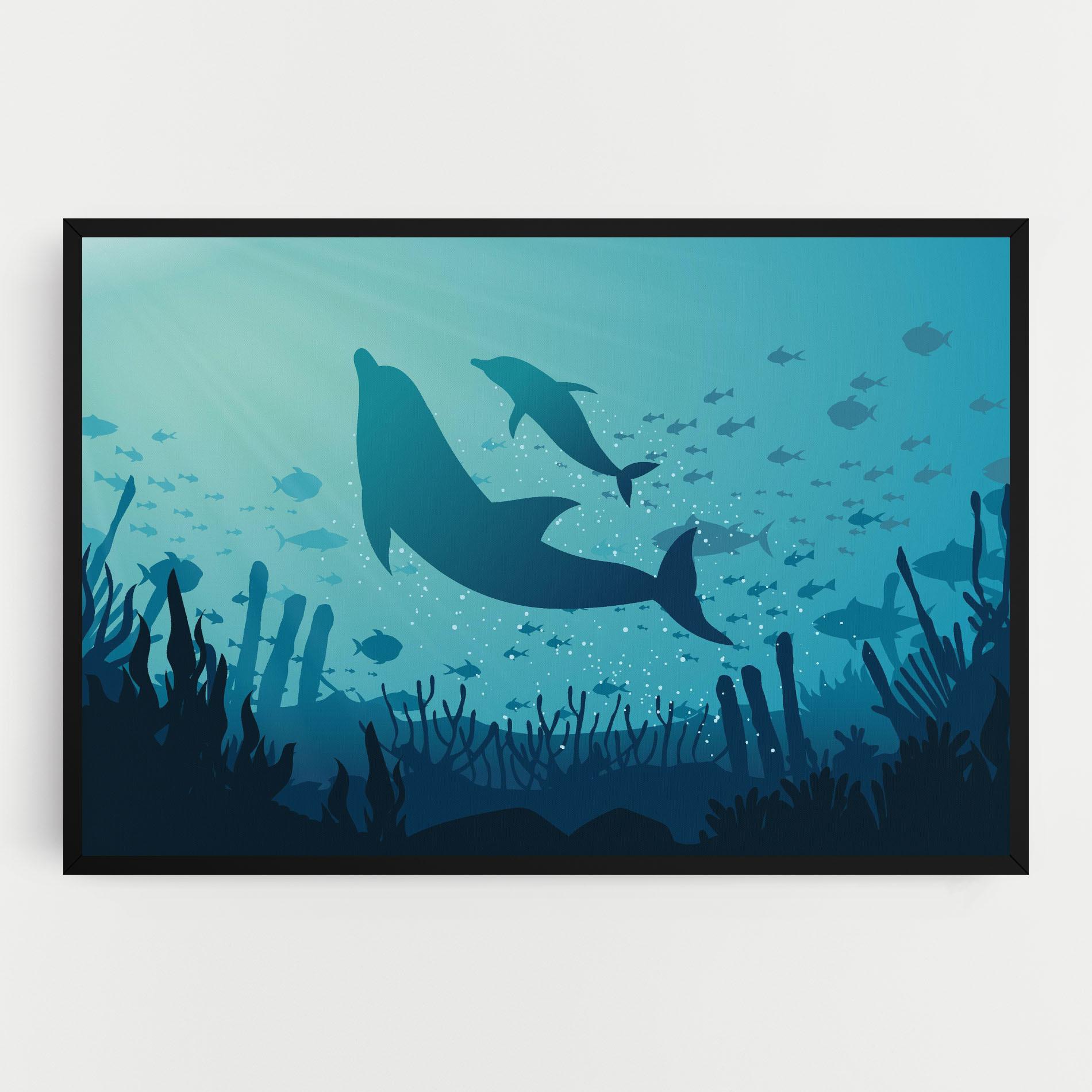 Tablou Canvas Blue Ocean mockup 0