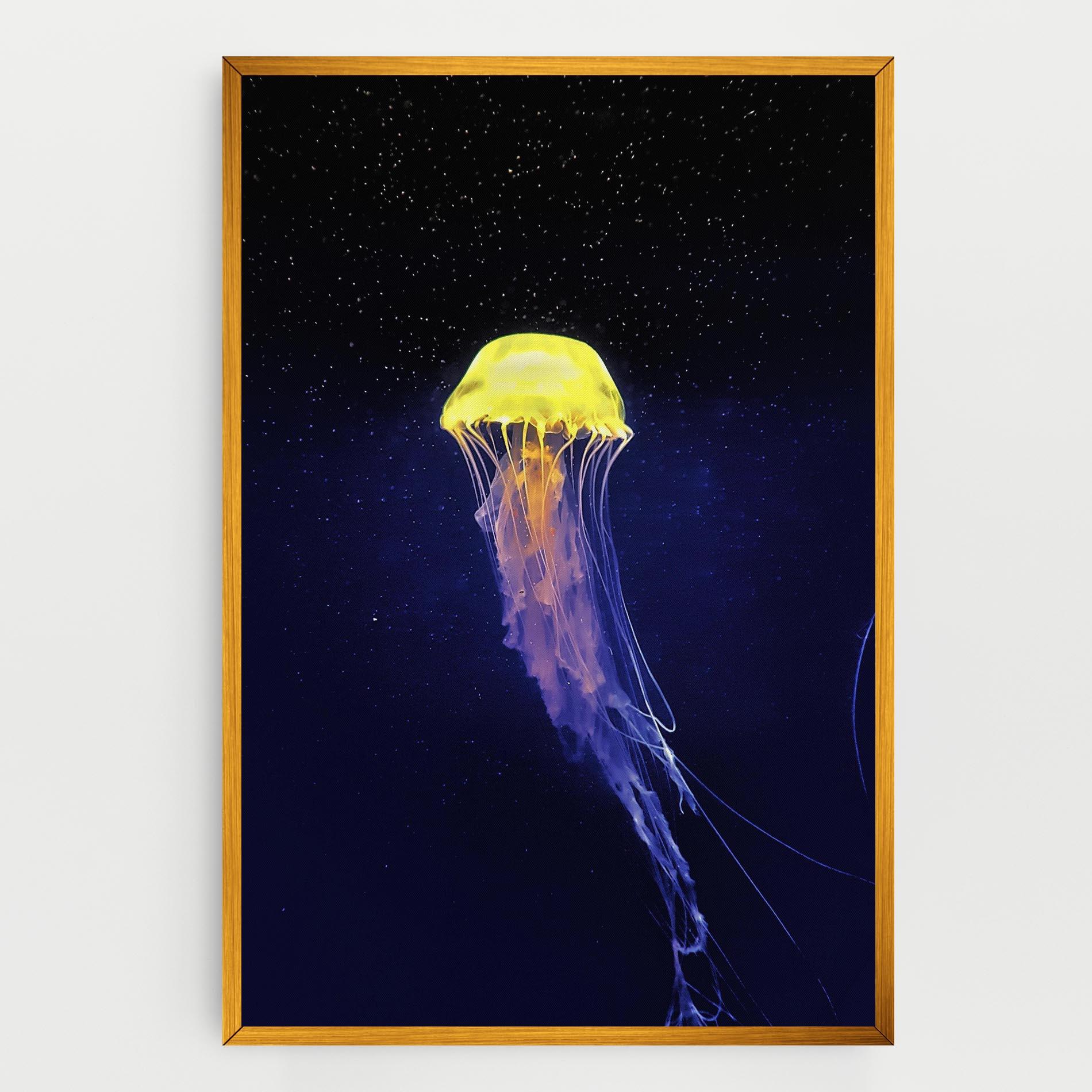 Tablou Canvas Purple Jellyfish mockup 0