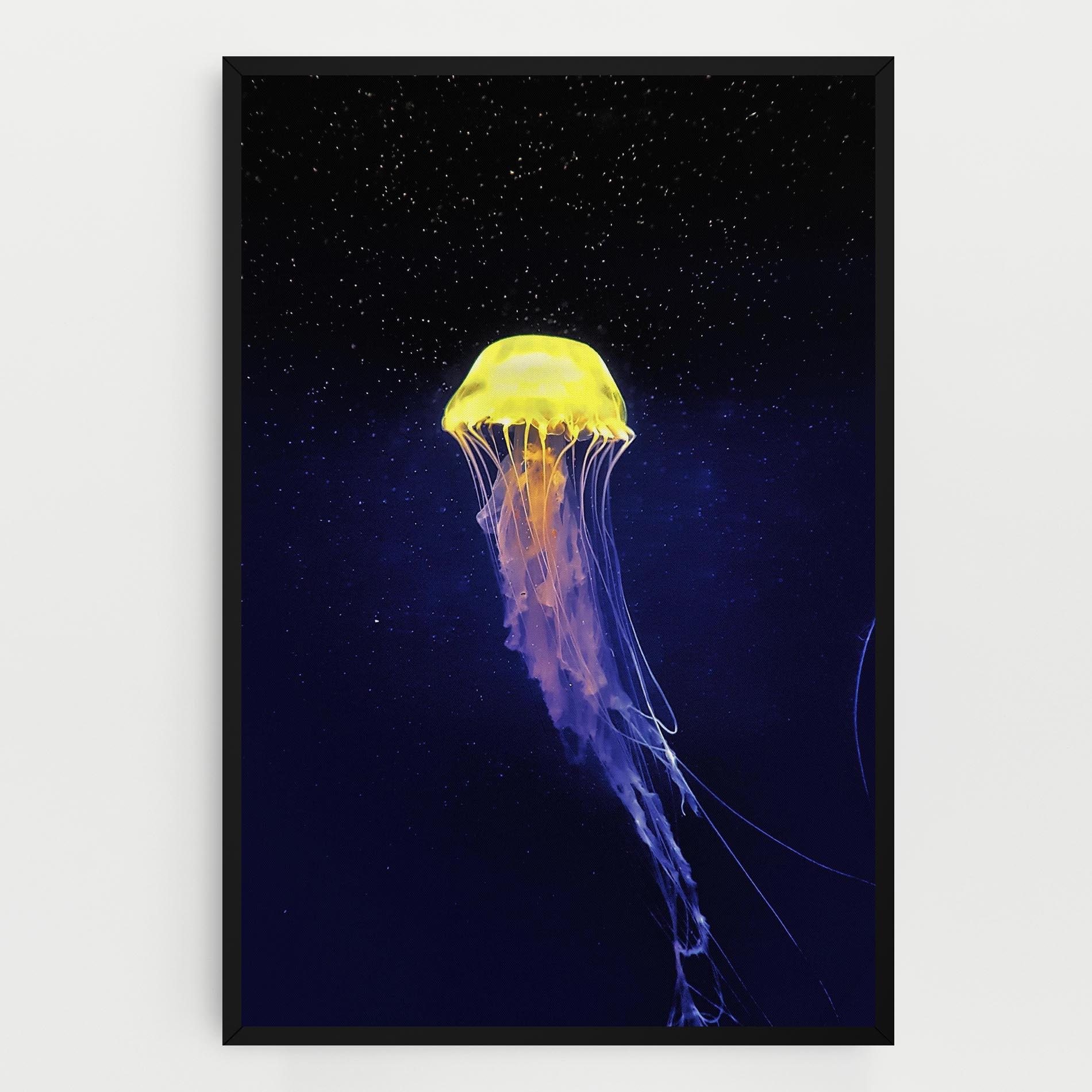 Tablou Canvas Purple Jellyfish mockup 0