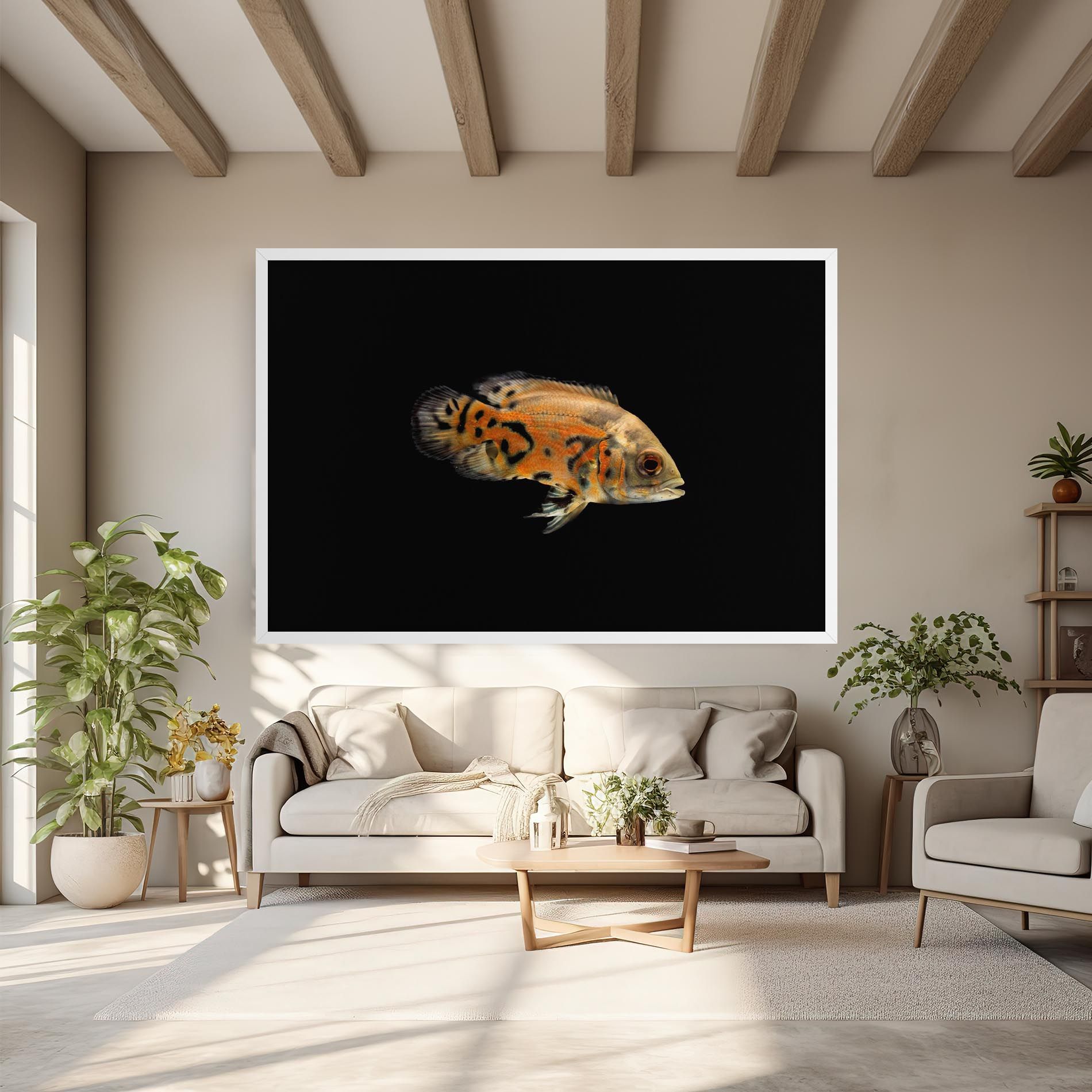 Cute Brown Fish mockup 6