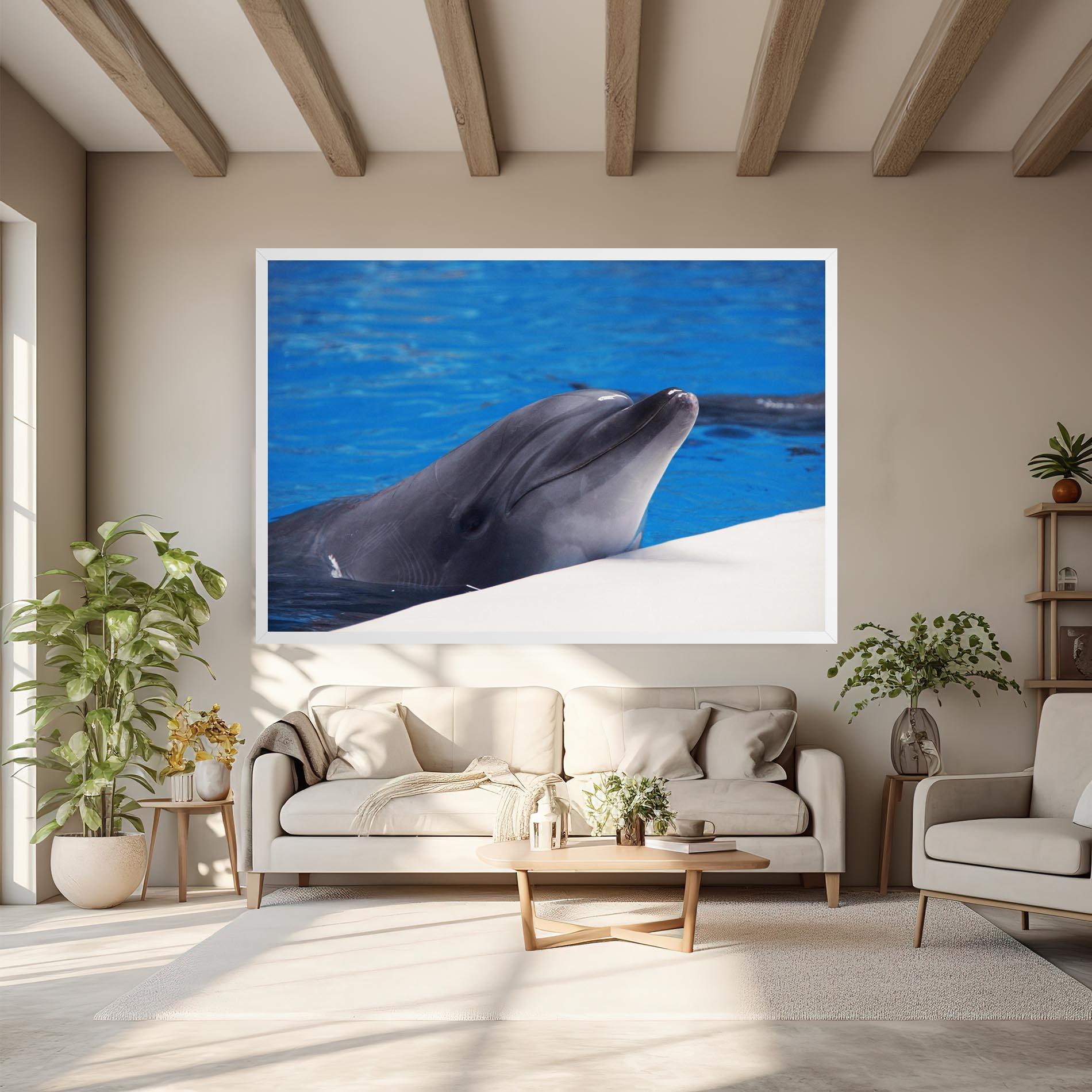 Tablou Canvas Cute Dolphin mockup 6