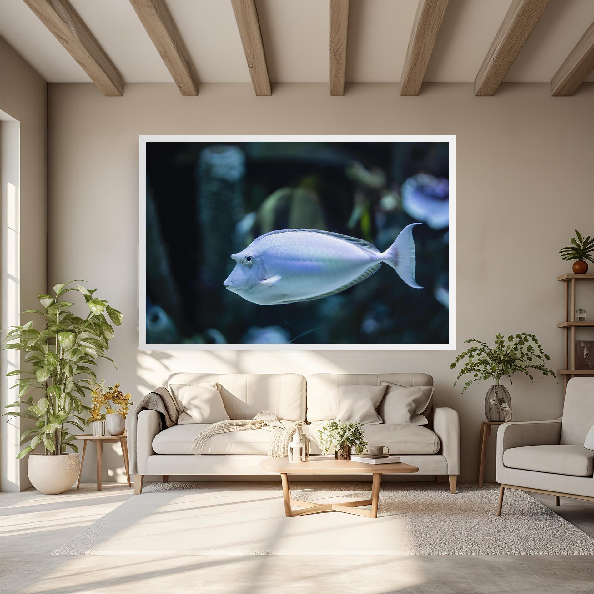 Tablou Canvas Funny Face Fish mockup 6