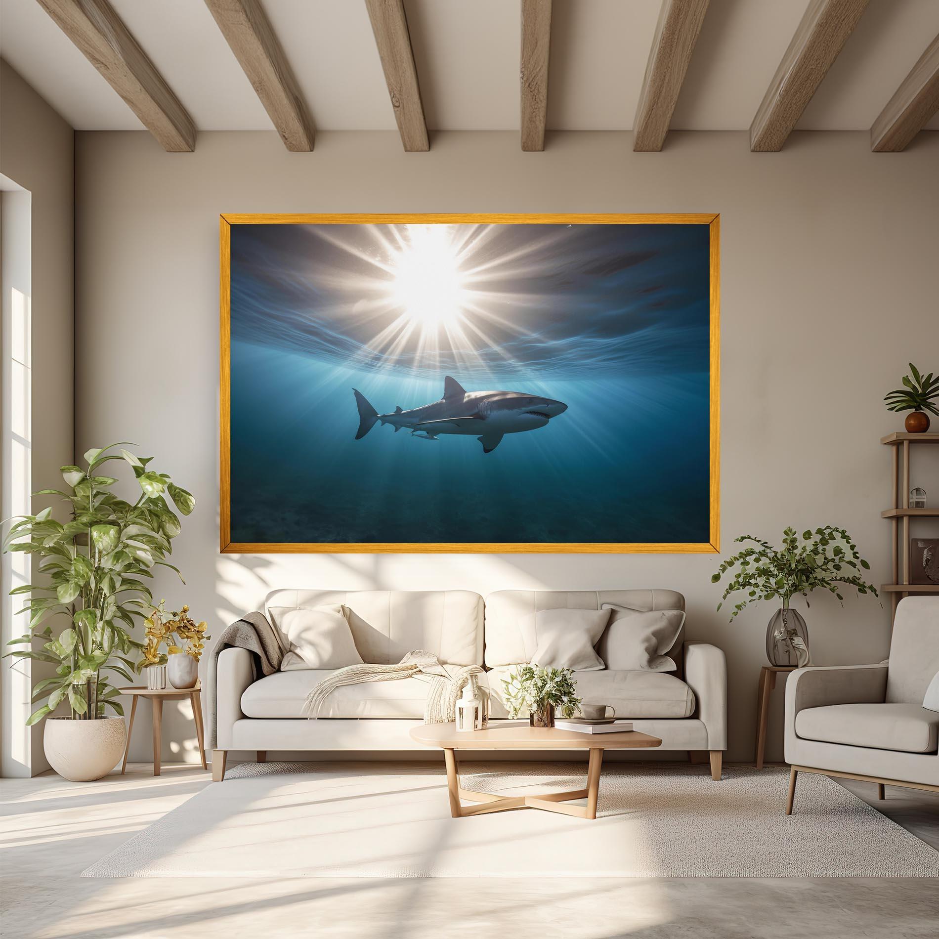 Tablou Canvas Big Shark mockup 6