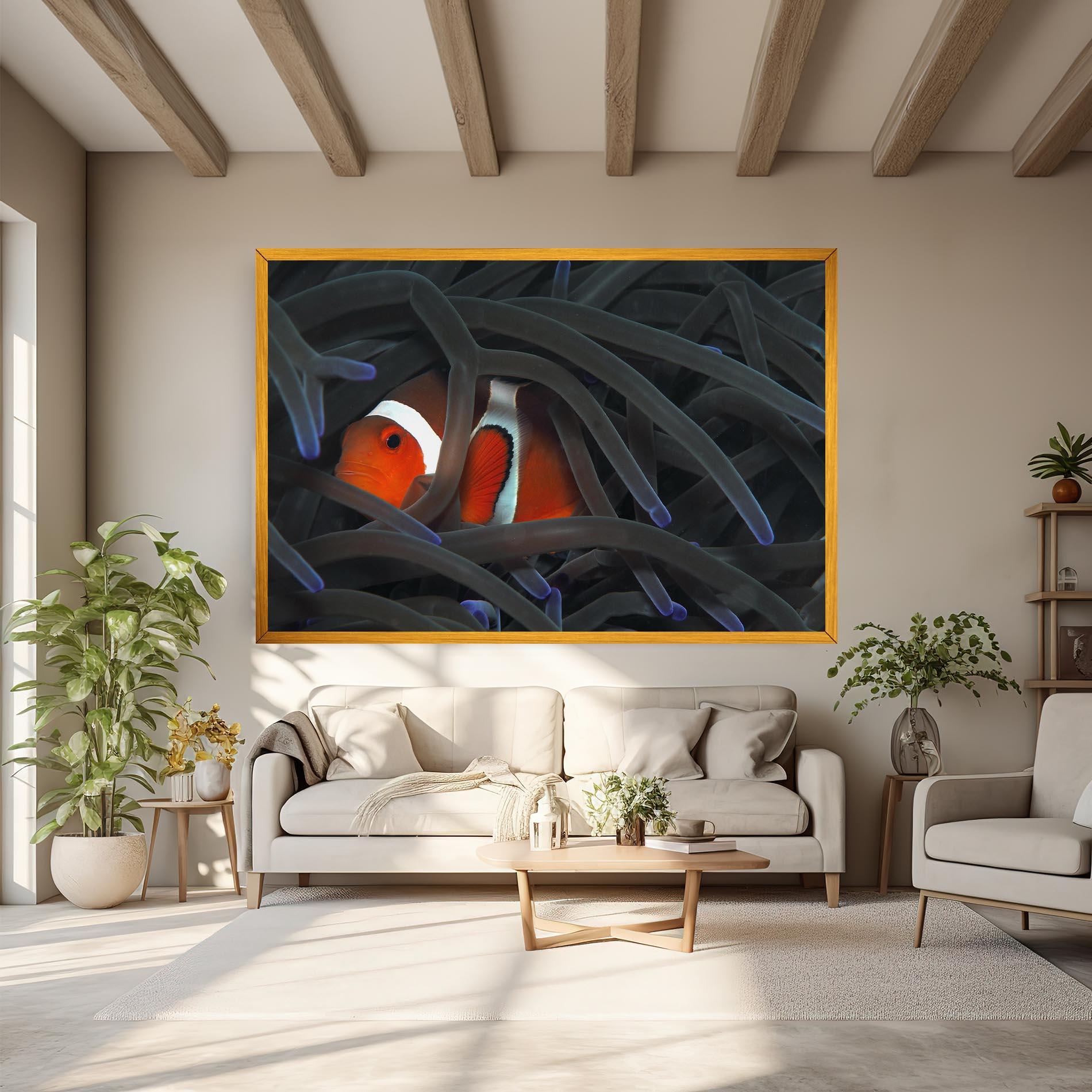 Tablou Canvas Nemo Hiding mockup 6