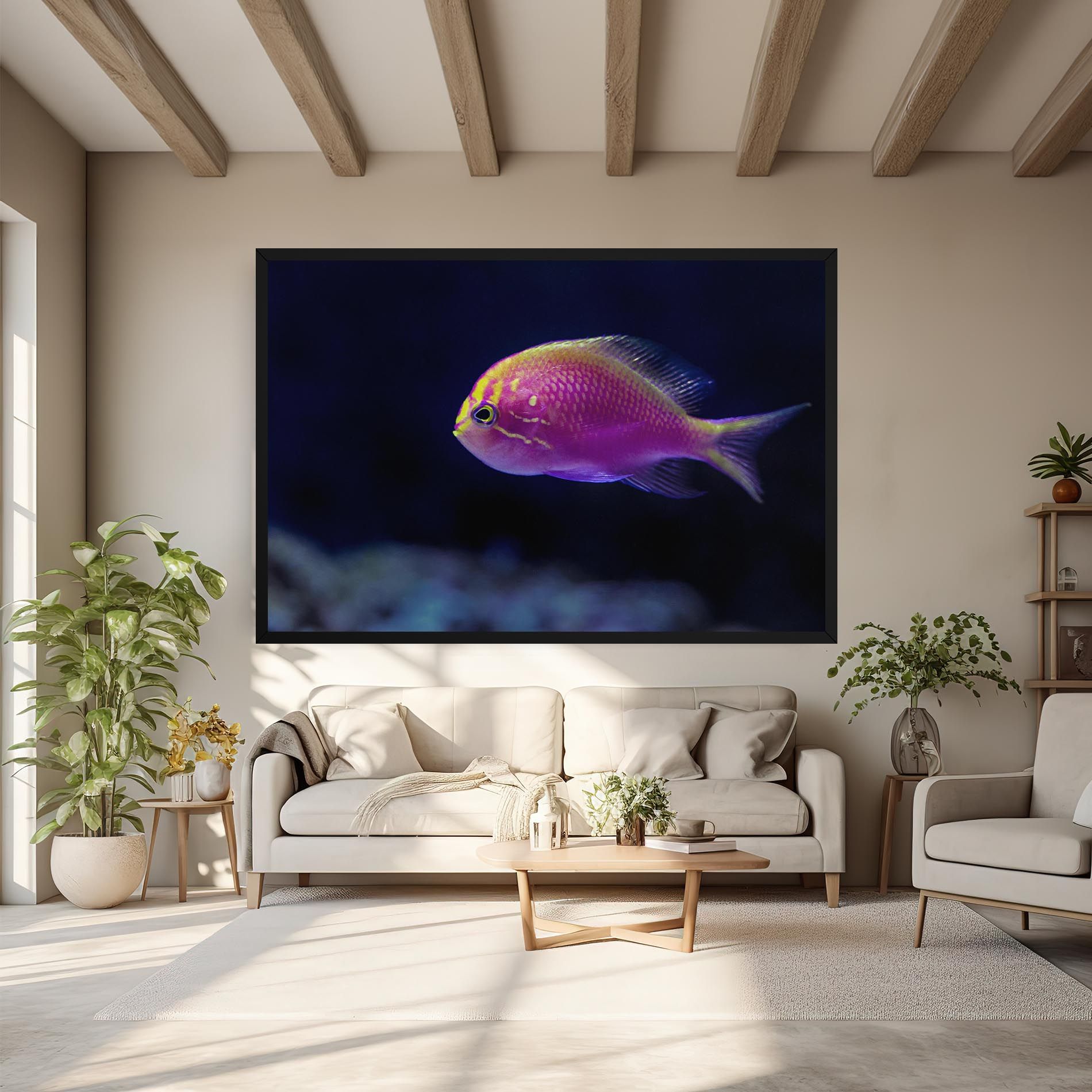 Angry Pink Fish mockup 6