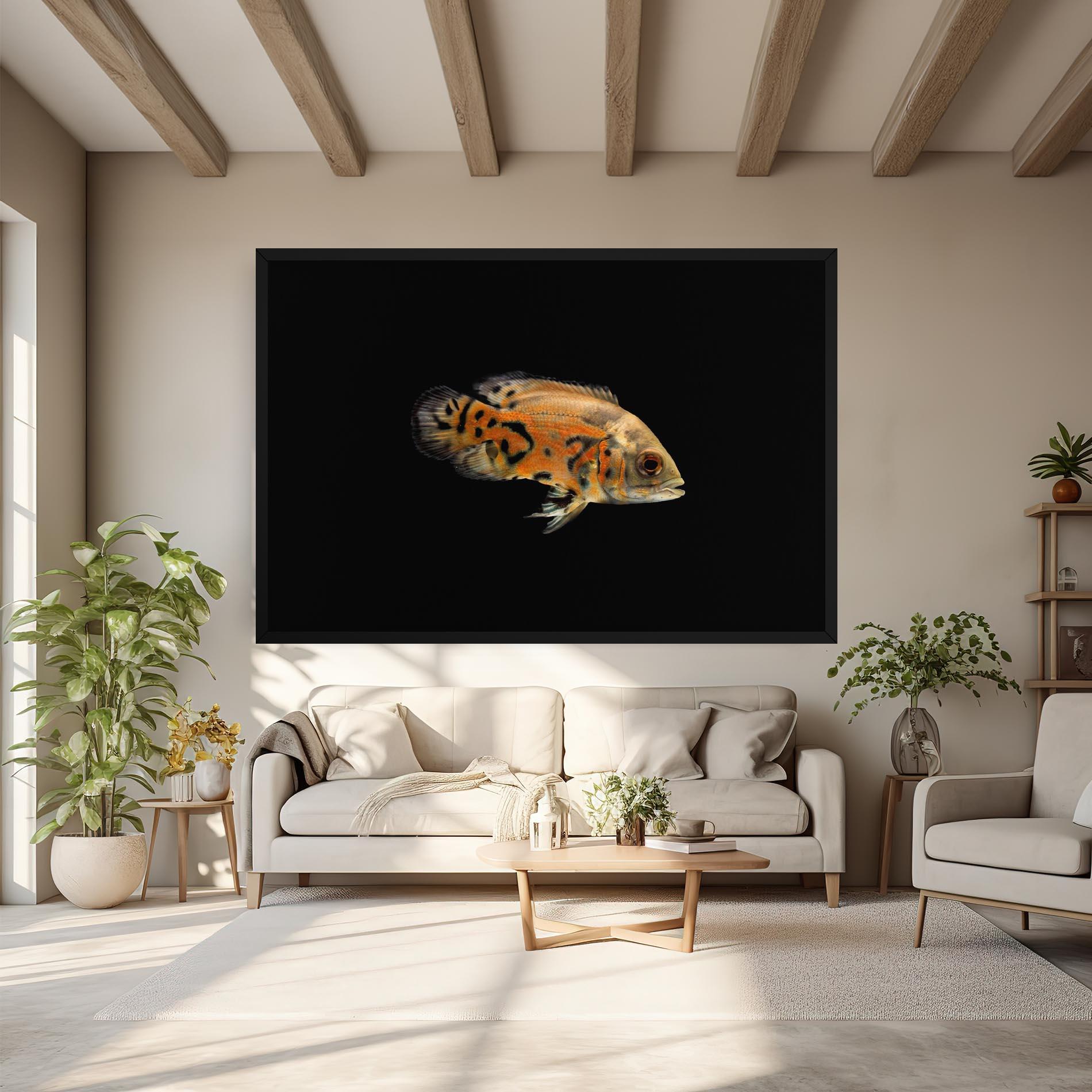 Tablou Canvas Cute Brown Fish mockup 6