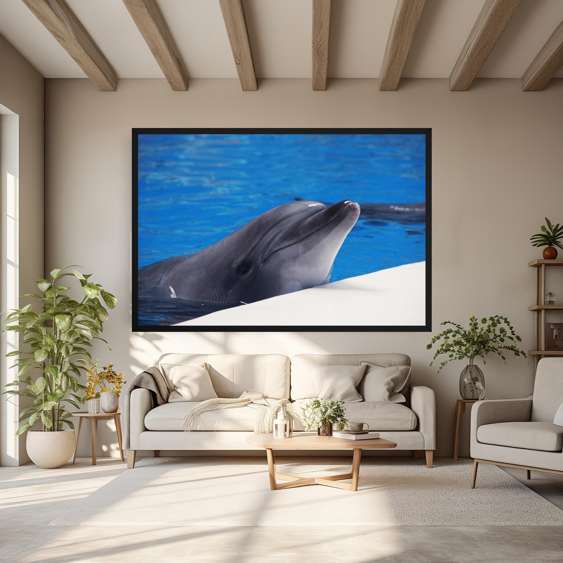 Tablou Canvas Cute Dolphin mockup 6