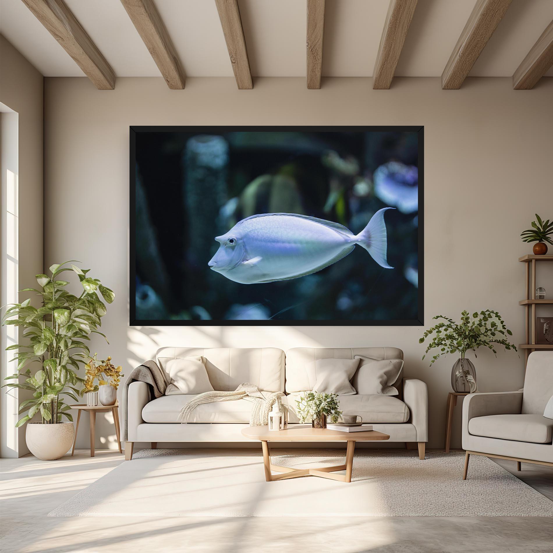 Tablou Canvas Funny Face Fish mockup 6