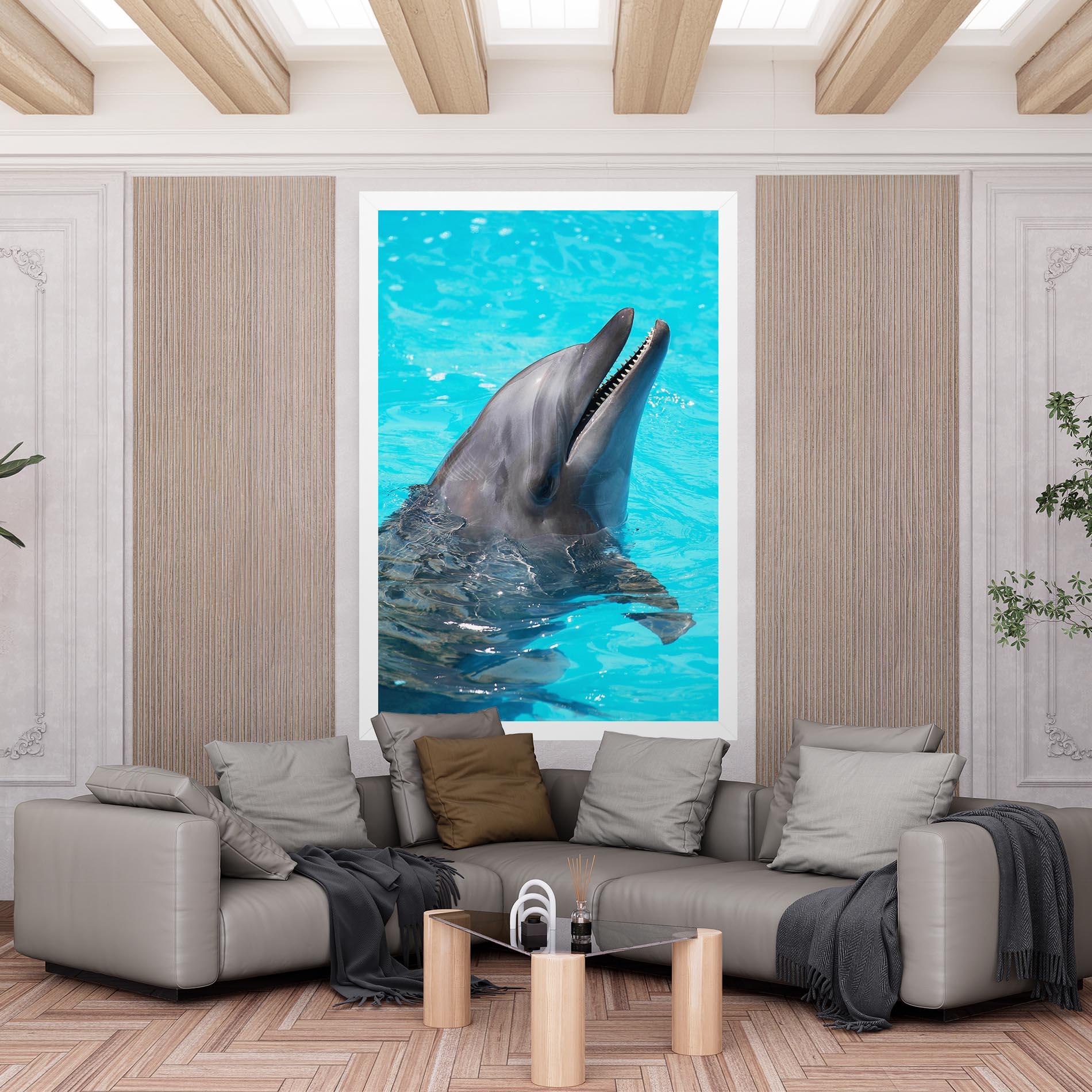 Tablou Canvas Trained Dolphin mockup 6