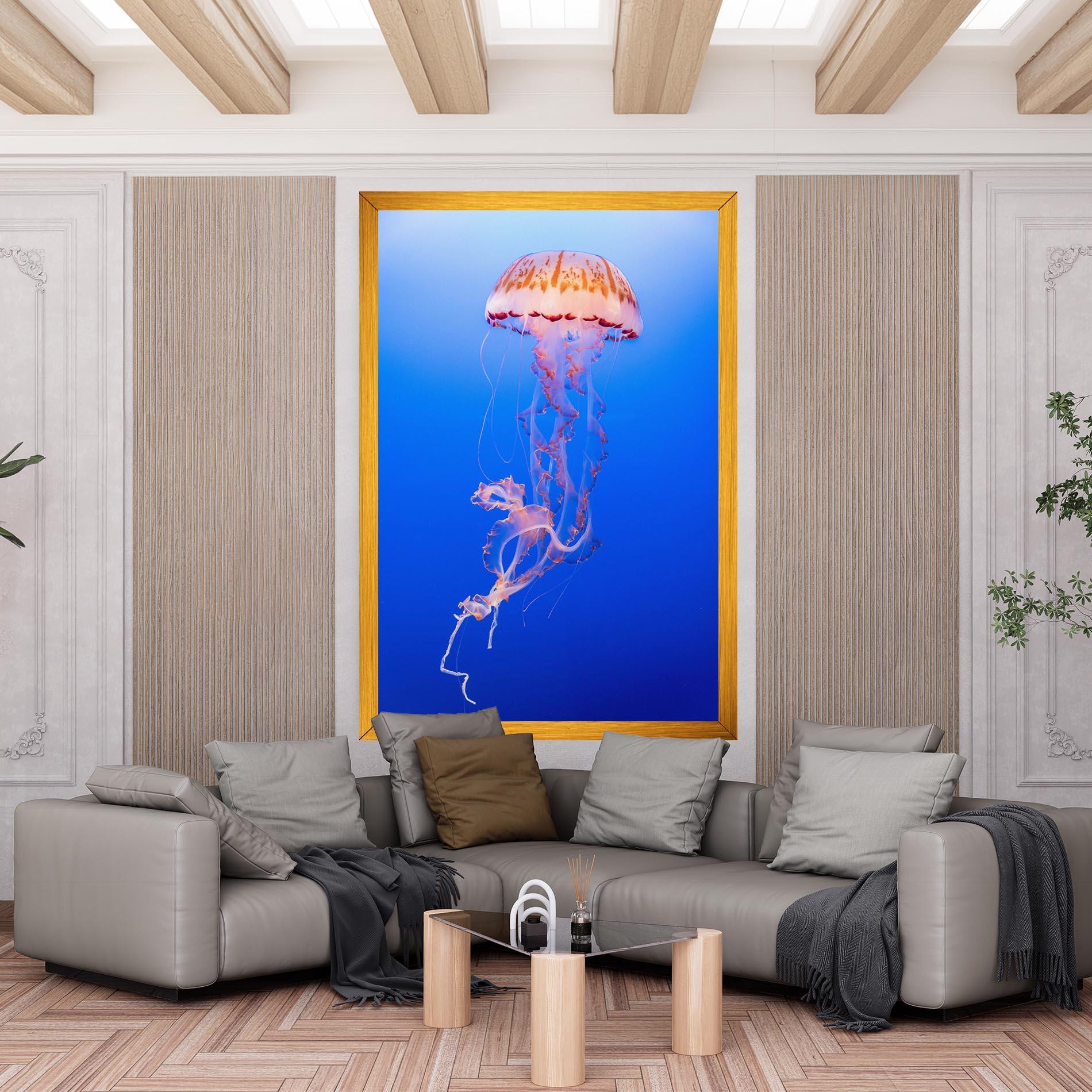 Tablou Canvas Pretty White Jellyfish mockup 6