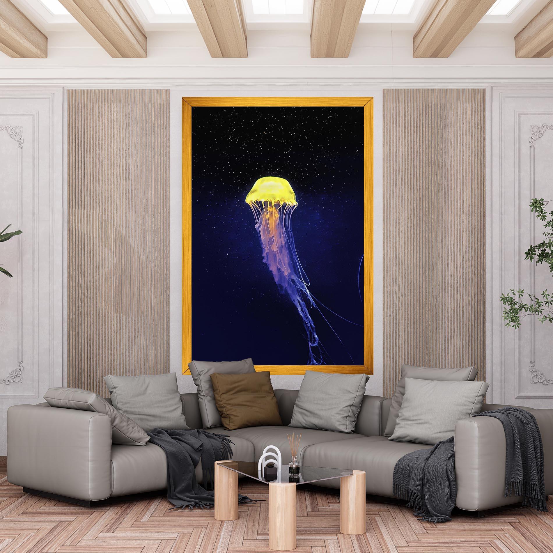 Tablou Canvas Purple Jellyfish mockup 6