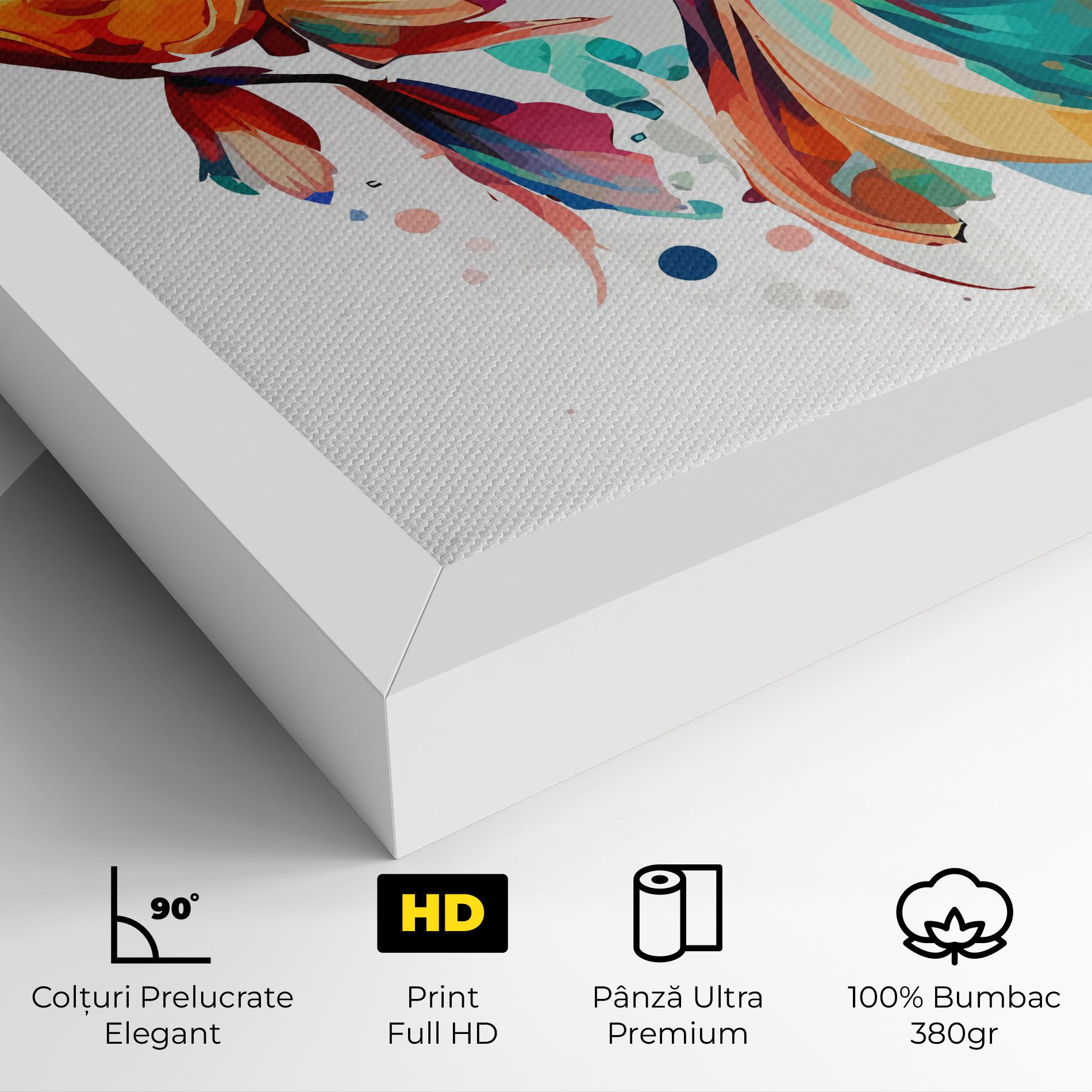 Blue Orange Fish mockup 4