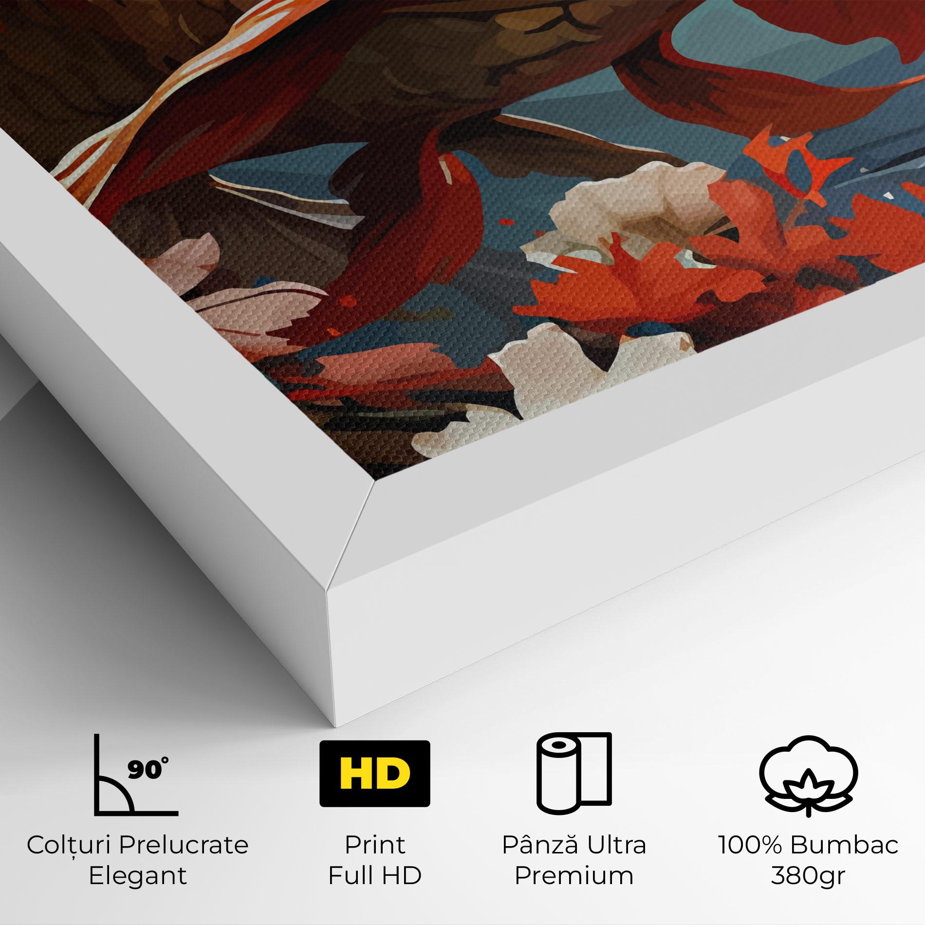 Tablou Canvas Orange Koi mockup 4