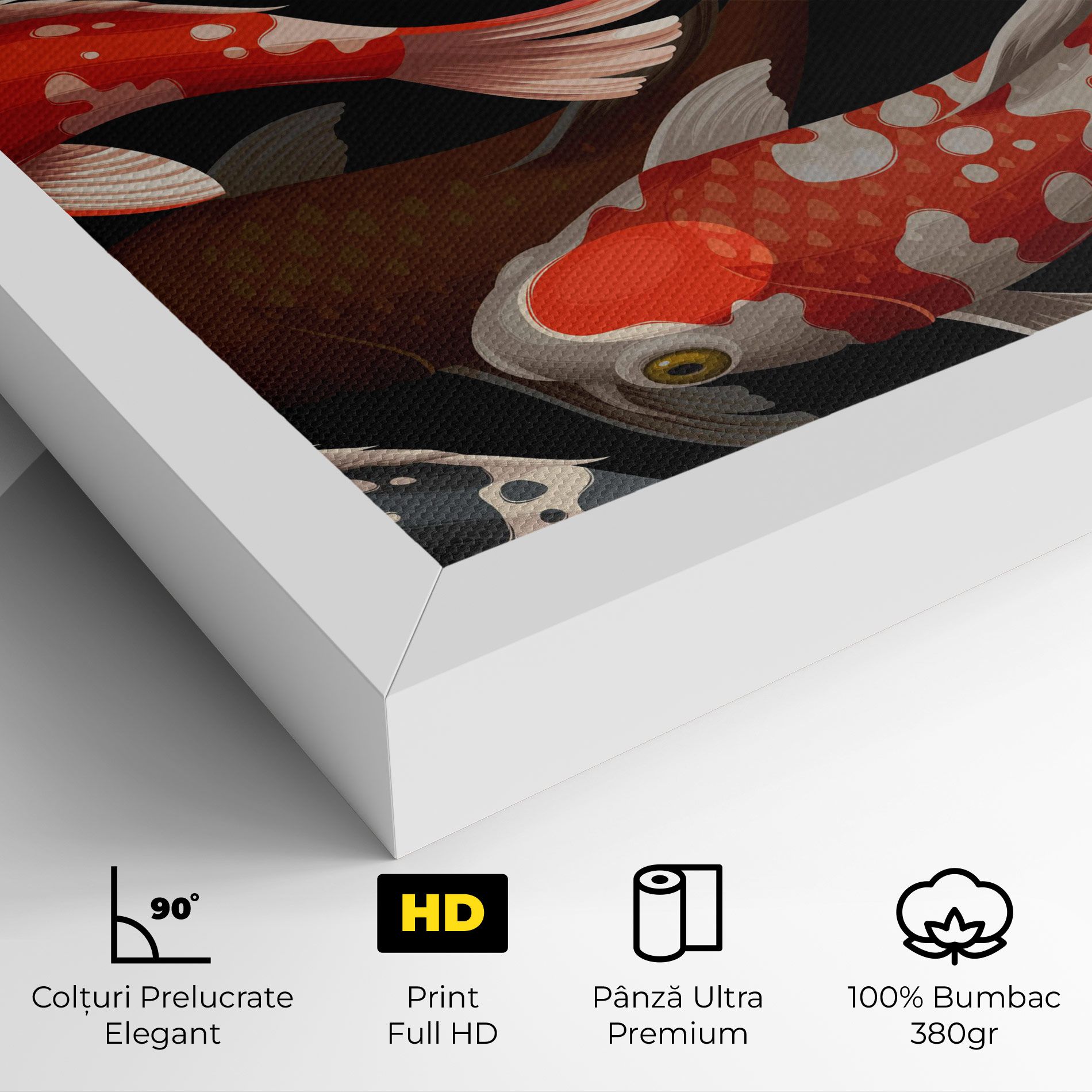 Seamless Koi Fish mockup 4