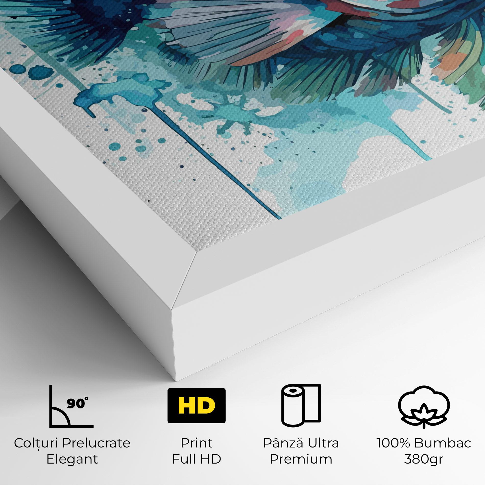 Tablou Canvas Watercolor Fish mockup 4