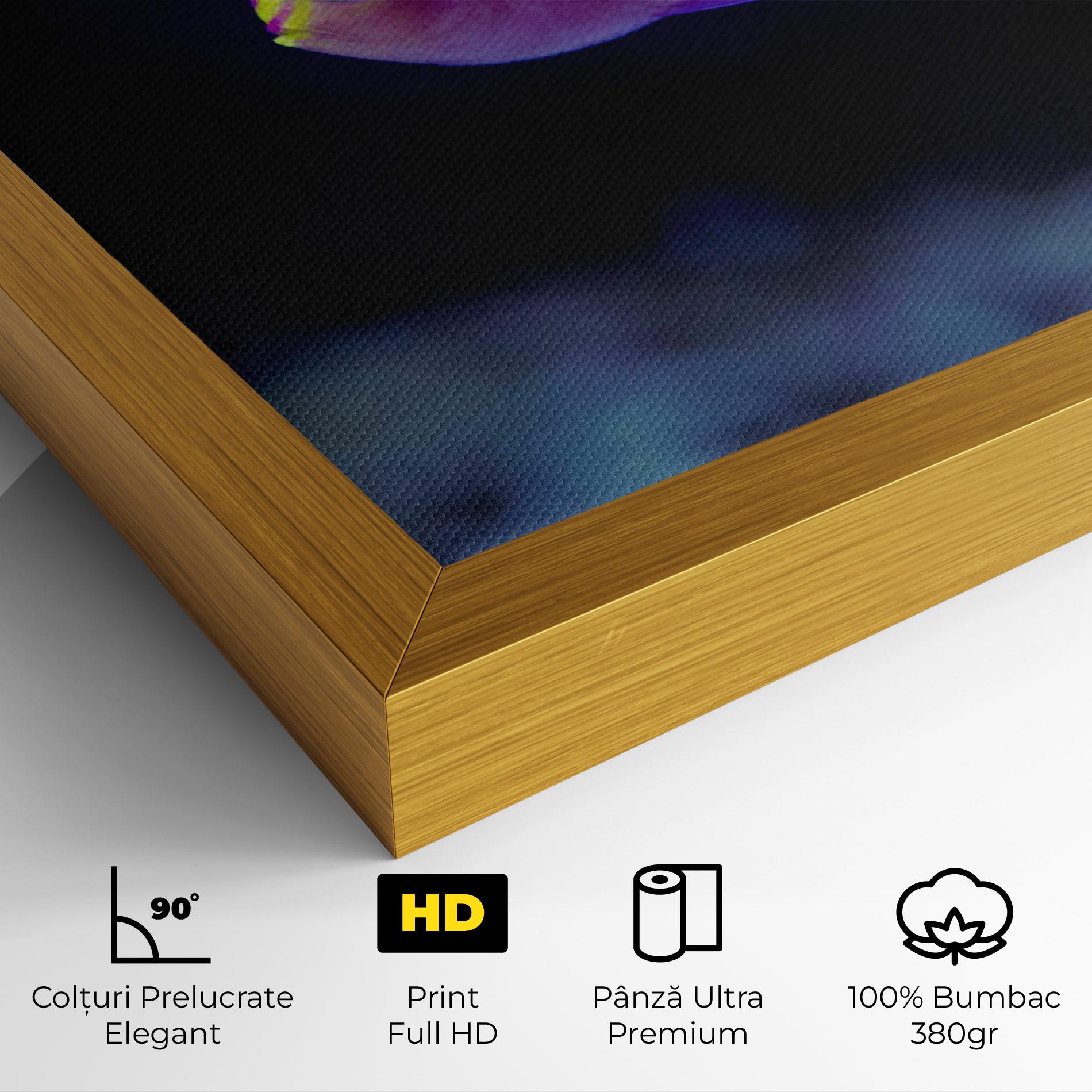 Tablou Canvas Angry Pink Fish mockup 4