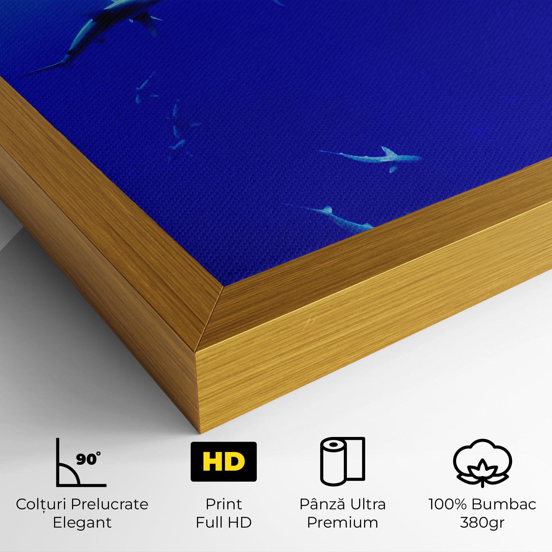 Tablou Canvas Baby Sharks mockup 4
