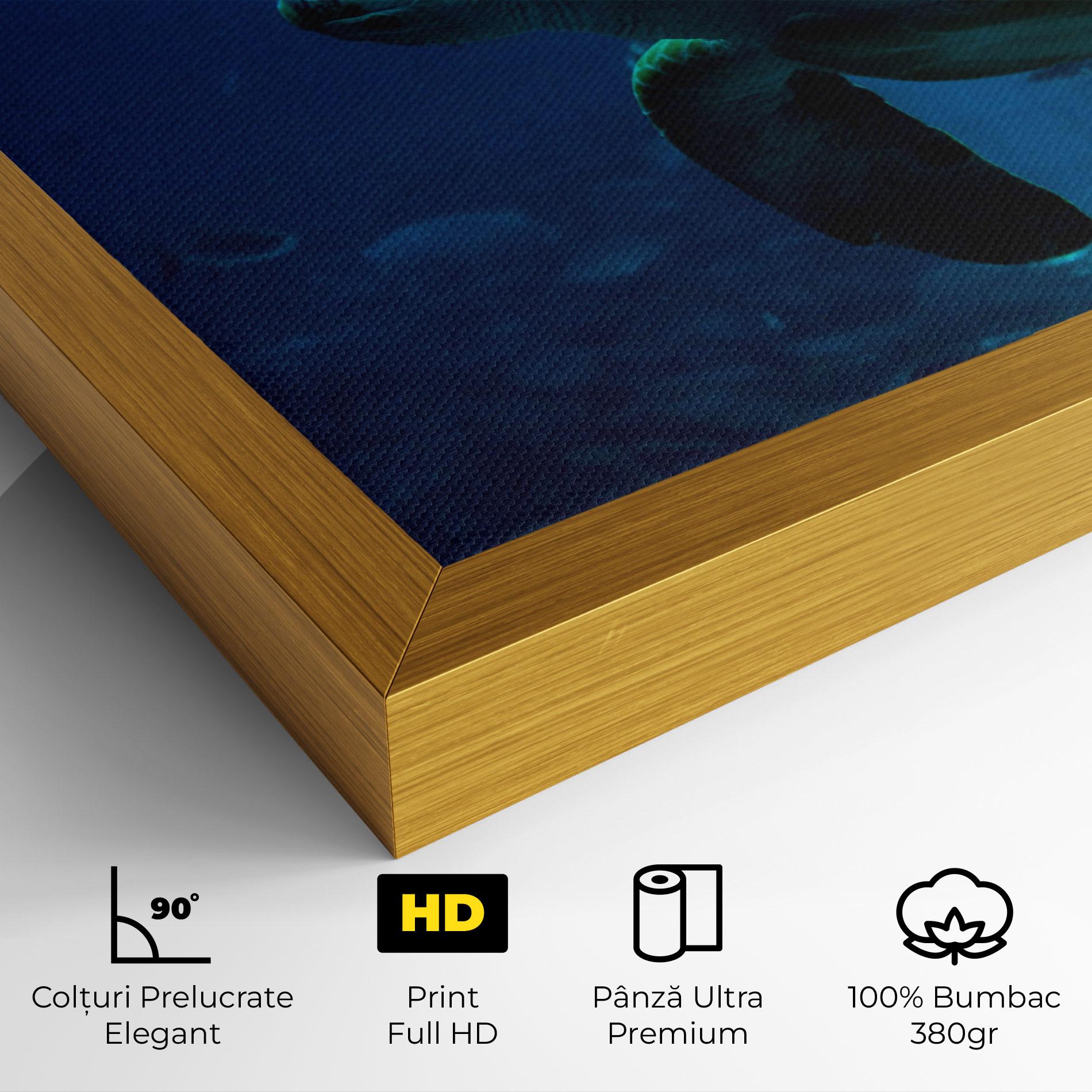 Tablou Canvas Green Turtule mockup 4