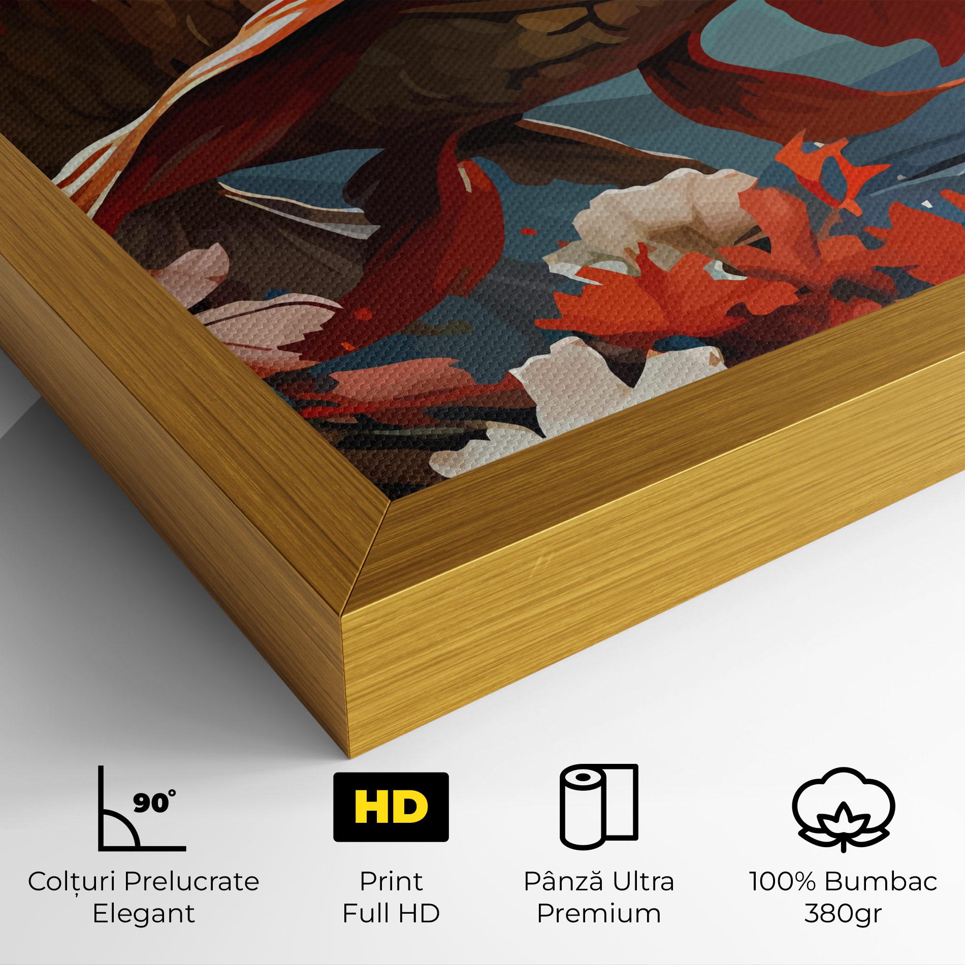 Tablou Canvas Orange Koi mockup 4