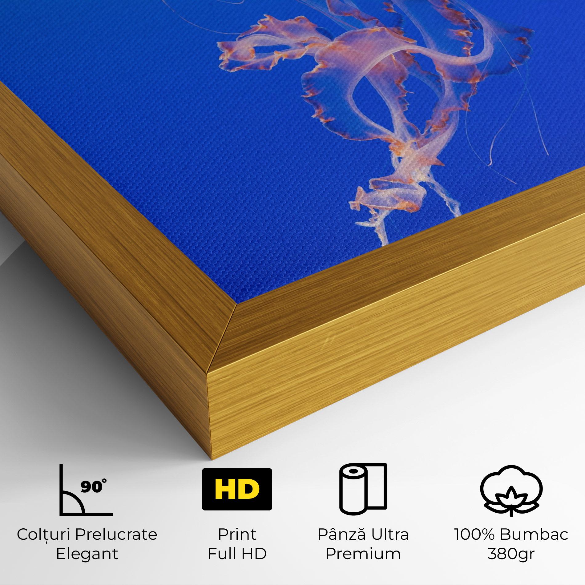 Tablou Canvas Pretty White Jellyfish mockup 4