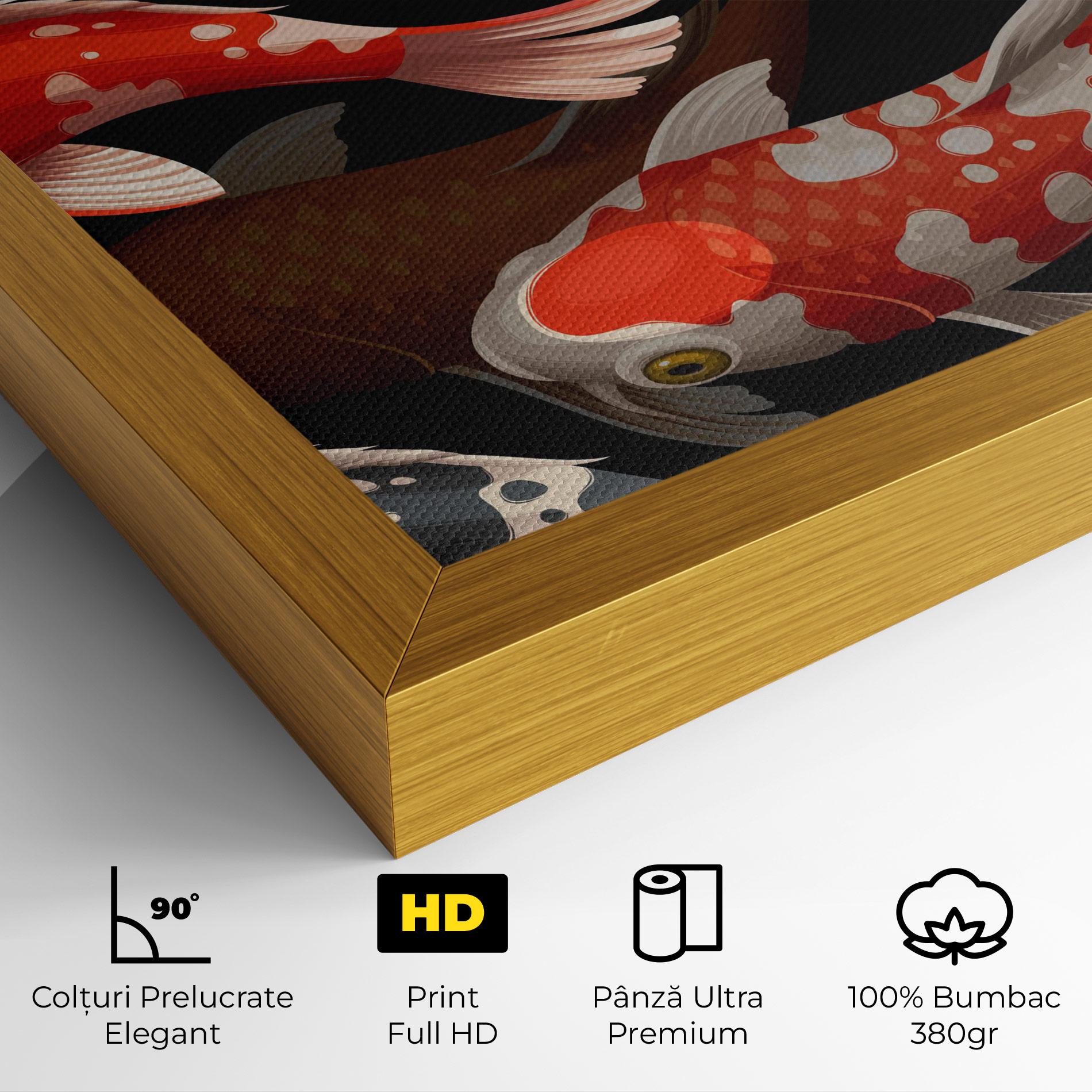 Tablou Canvas Seamless Koi Fish mockup 4