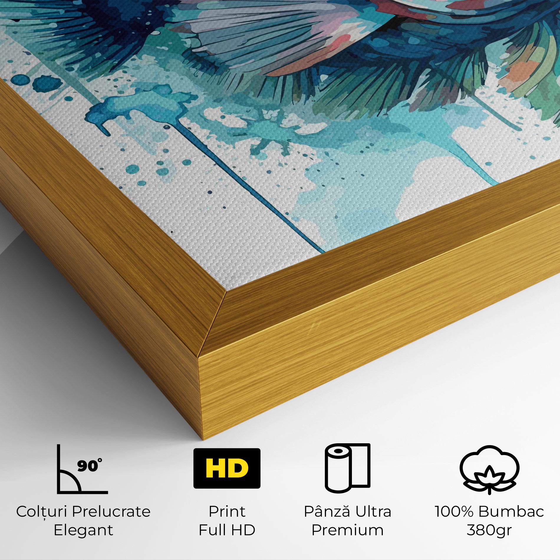 Tablou Canvas Watercolor Fish mockup 4