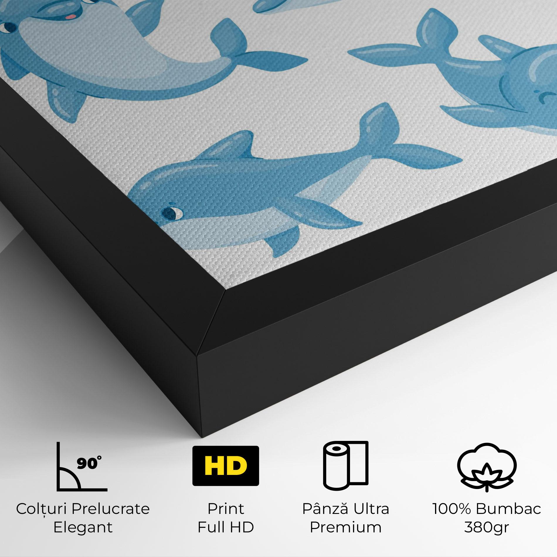 Tablou Canvas Dolphin mockup 4