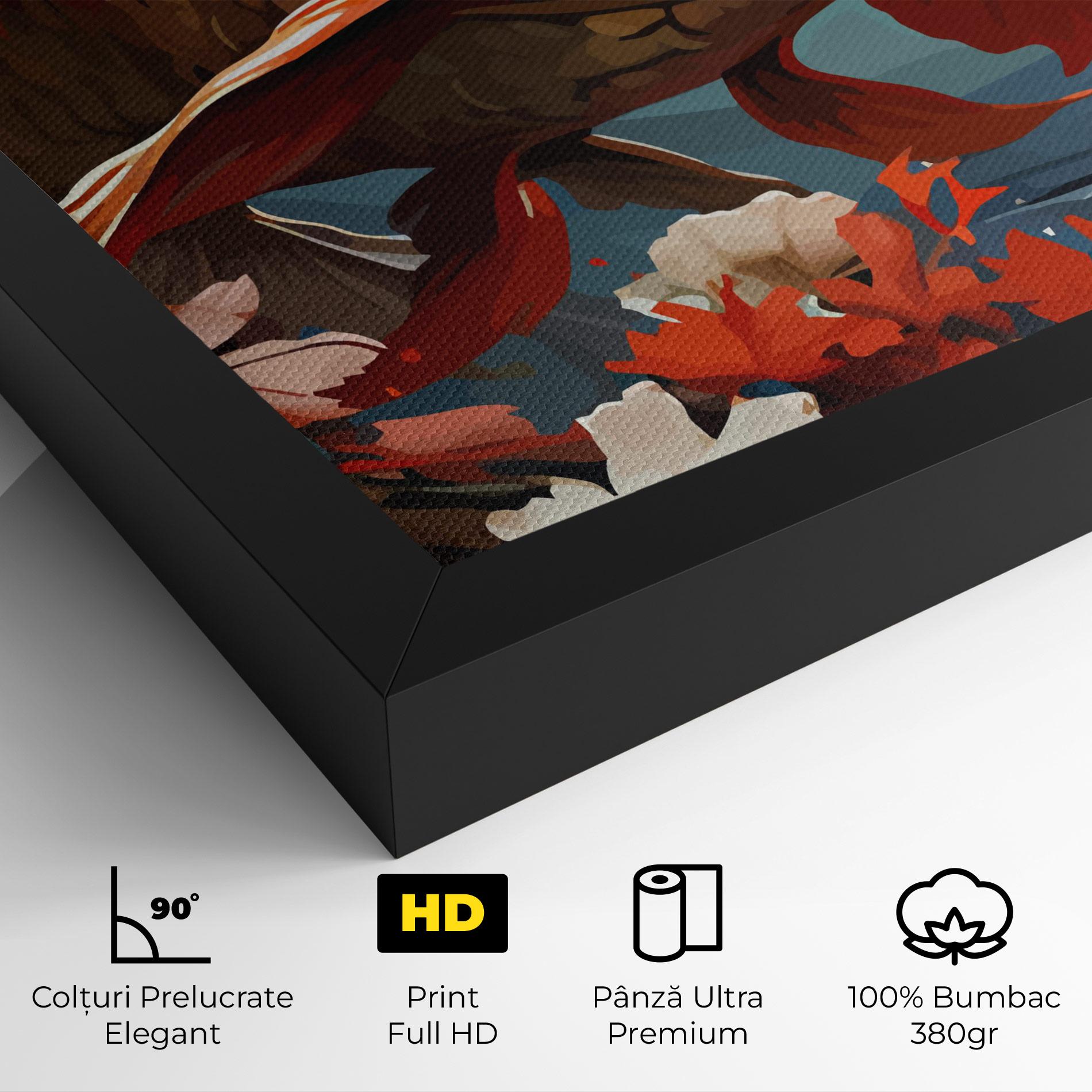 Tablou Canvas Orange Koi mockup 4
