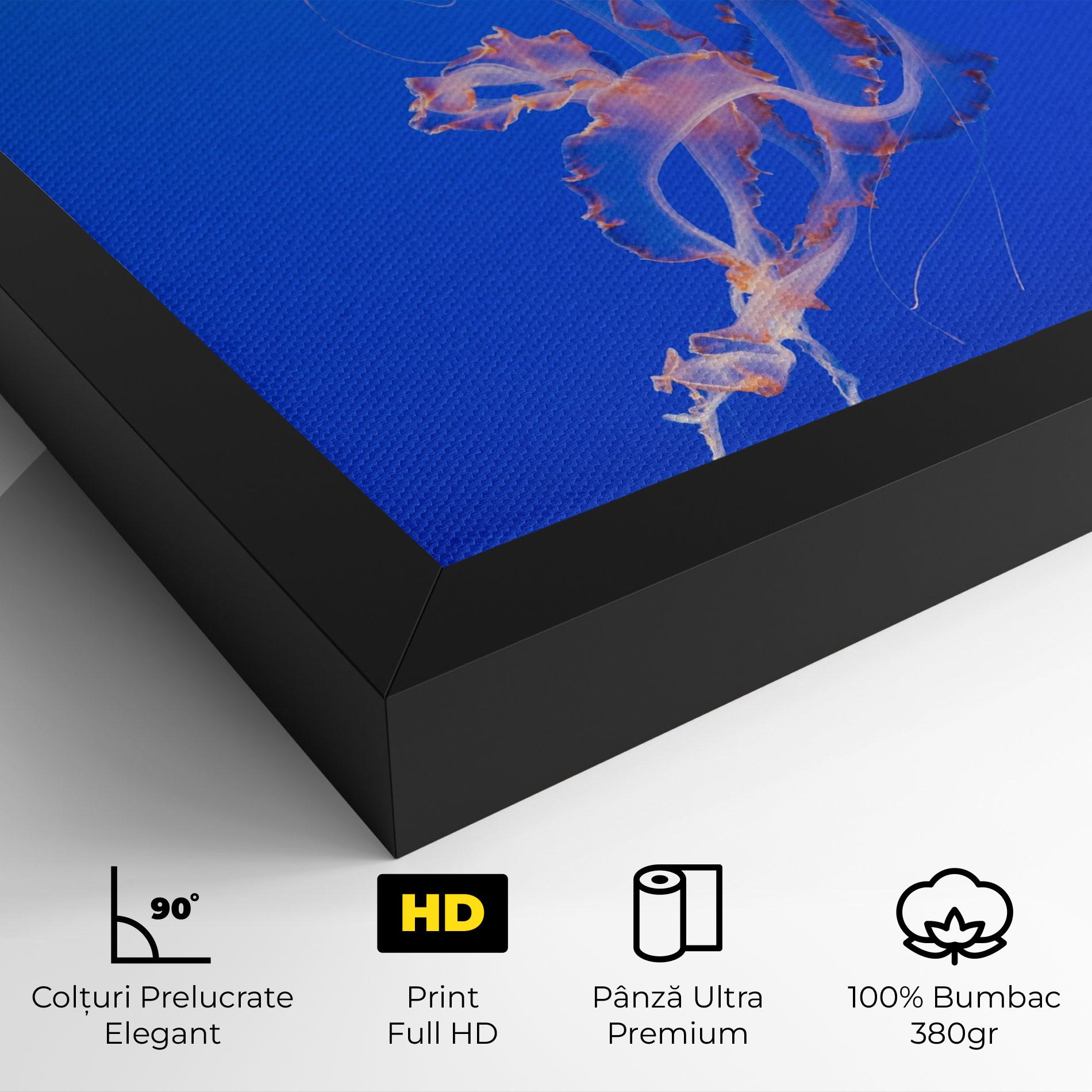 Tablou Canvas Pretty White Jellyfish mockup 4