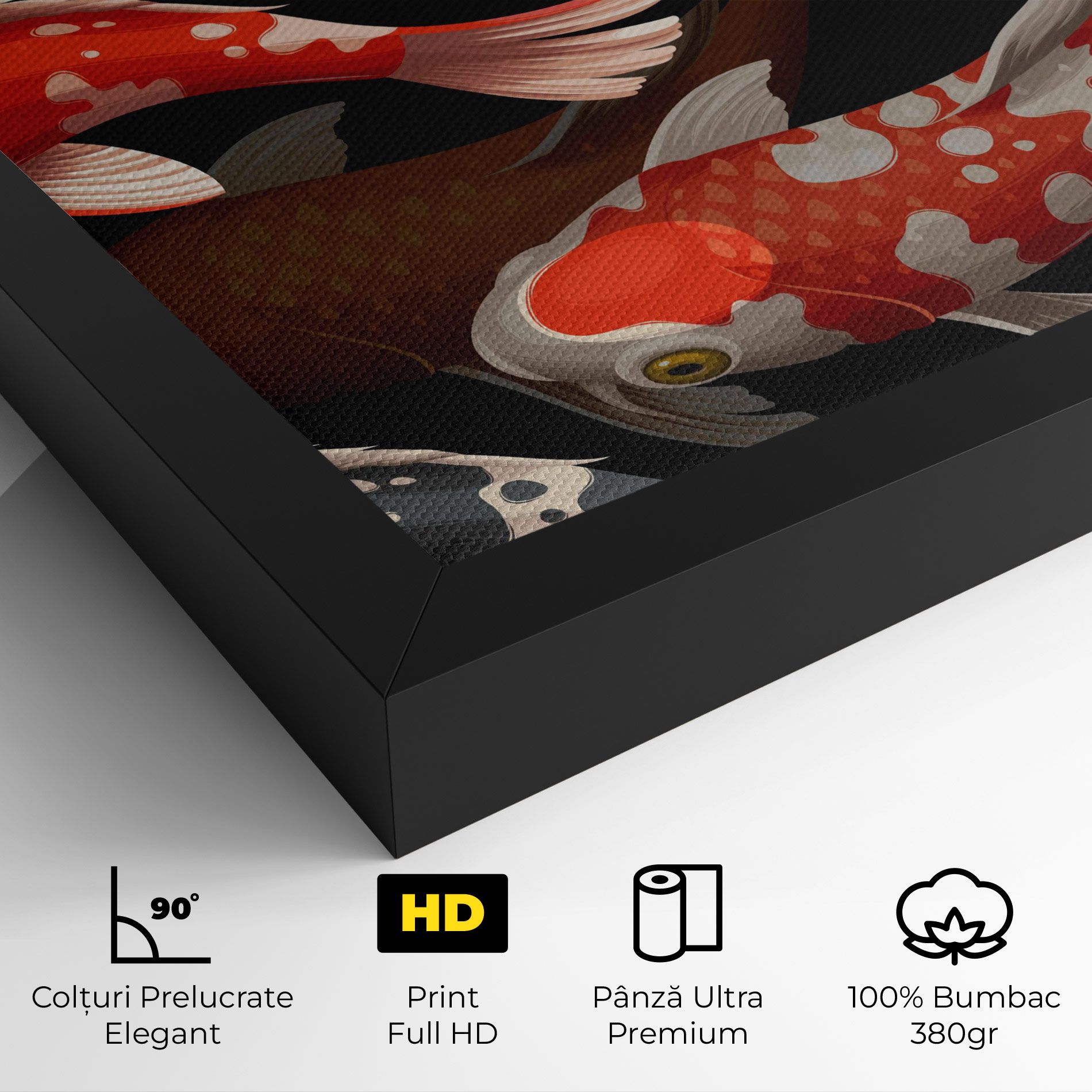 Seamless Koi Fish mockup 4