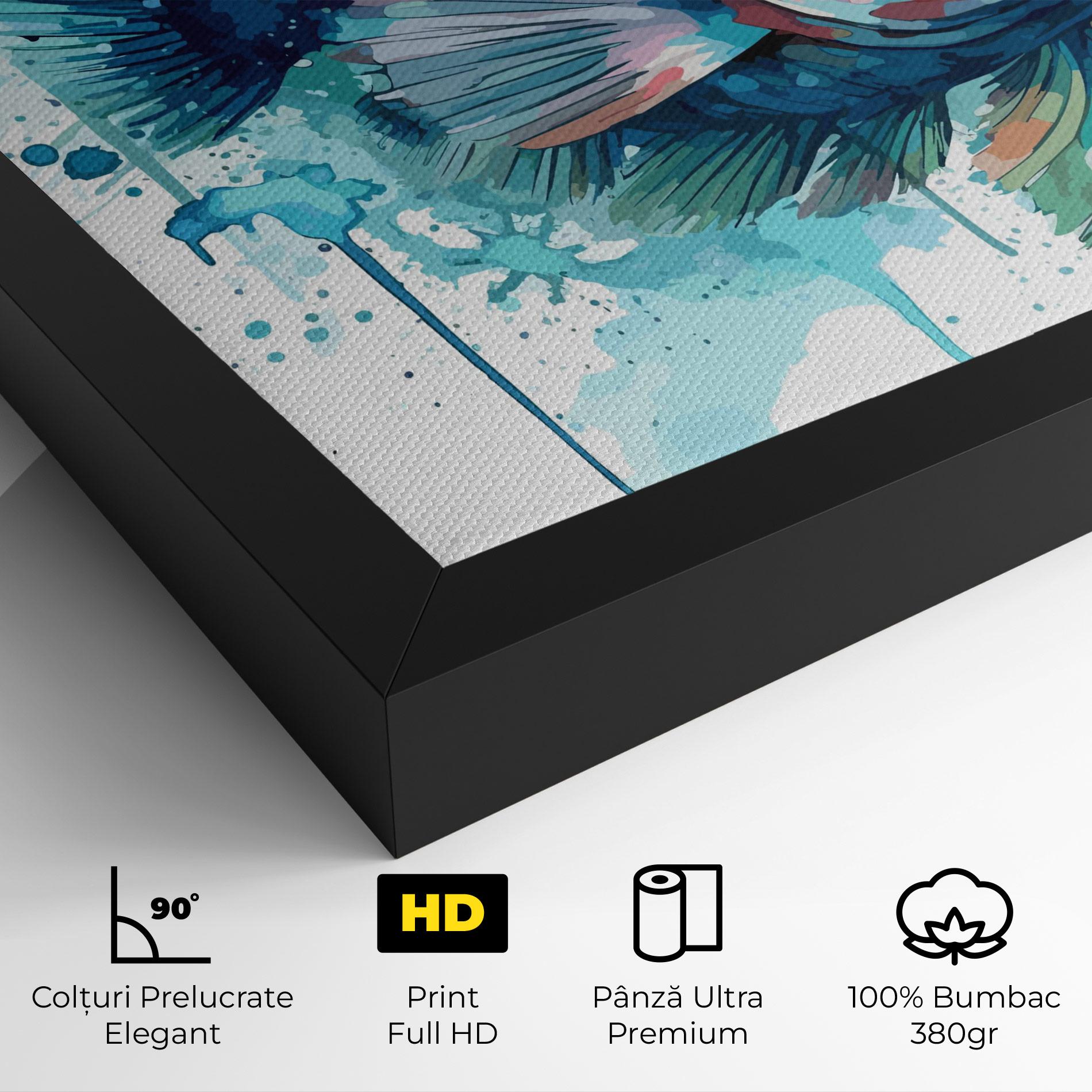 Tablou Canvas Watercolor Fish mockup 4