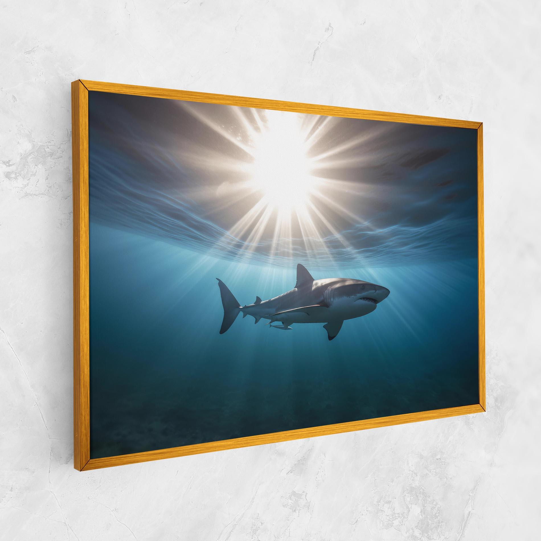 Tablou Canvas Big Shark mockup 1