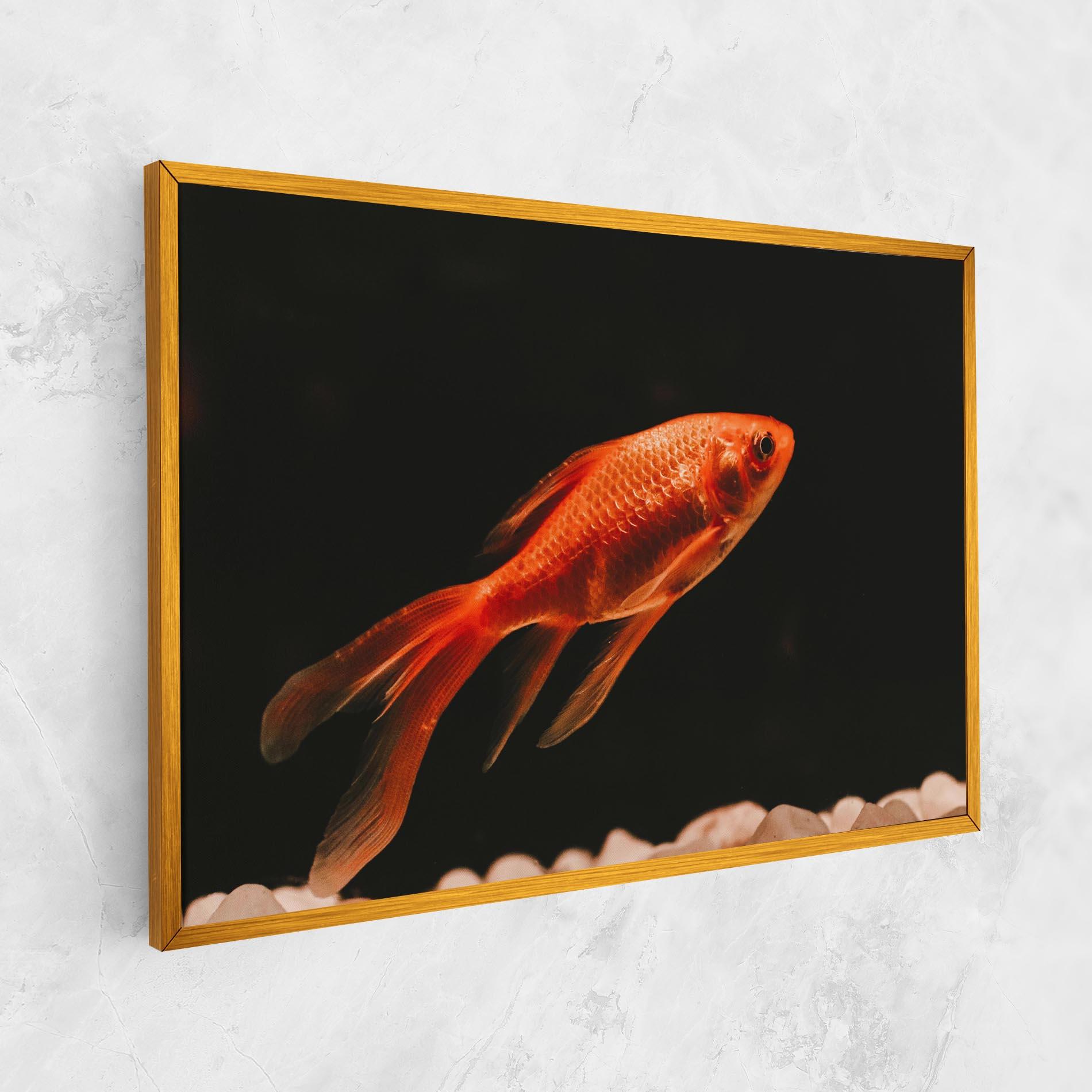 Tablou Canvas Small Orange Fish mockup 1