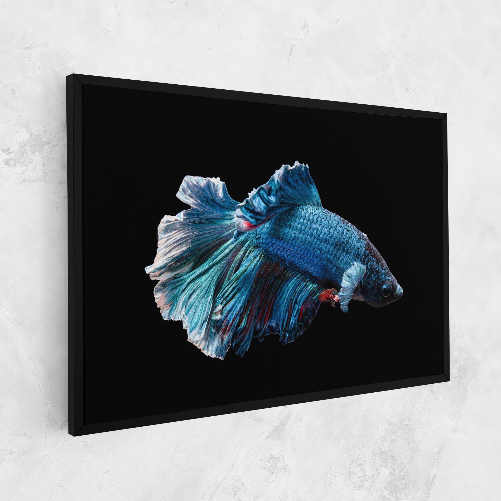Tablou Canvas Blue Betta mockup 1