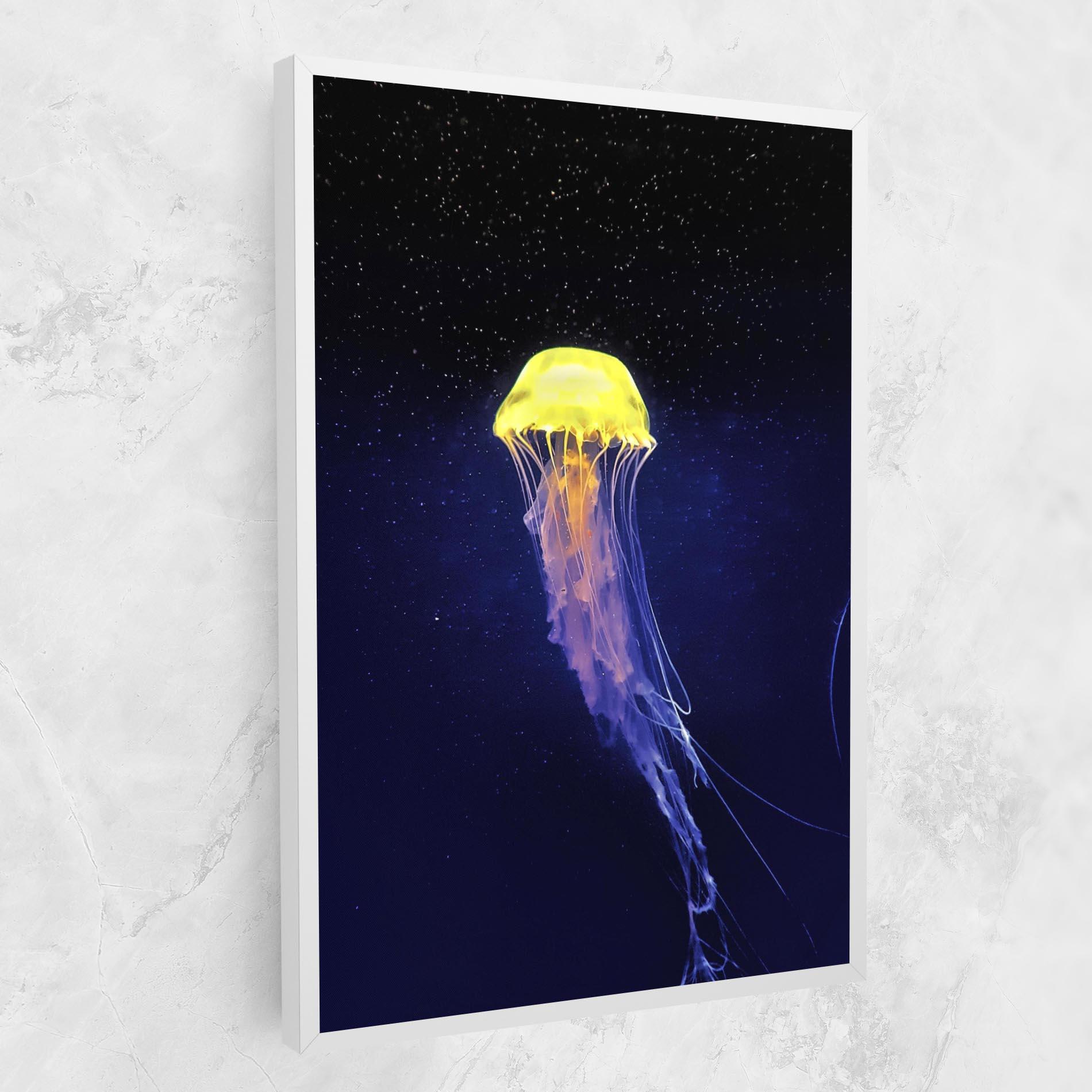 Tablou Canvas Purple Jellyfish mockup 1