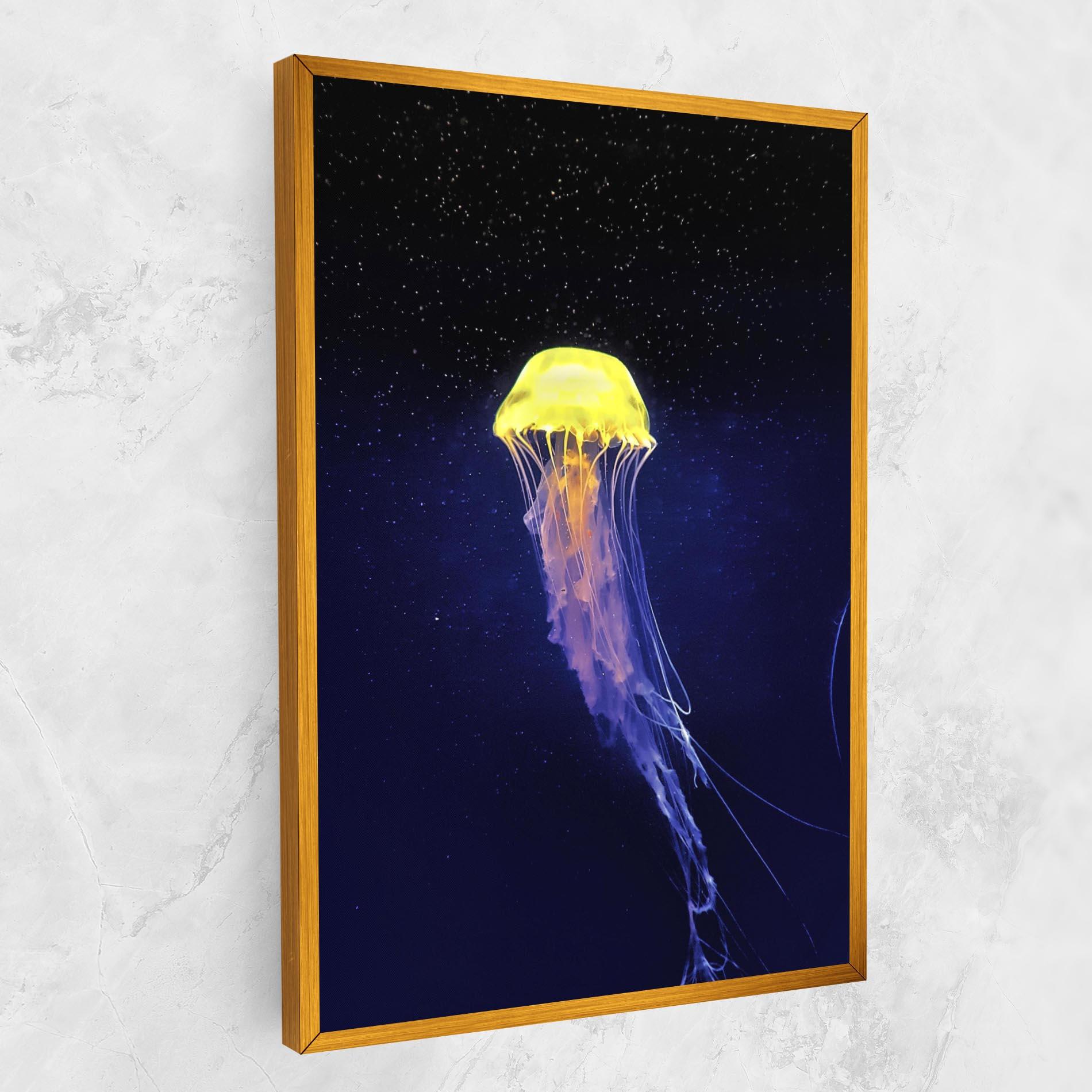 Tablou Canvas Purple Jellyfish mockup 1