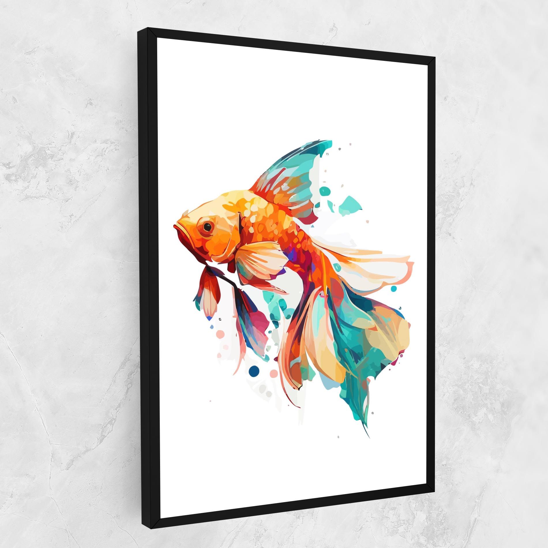 Blue Orange Fish mockup 1