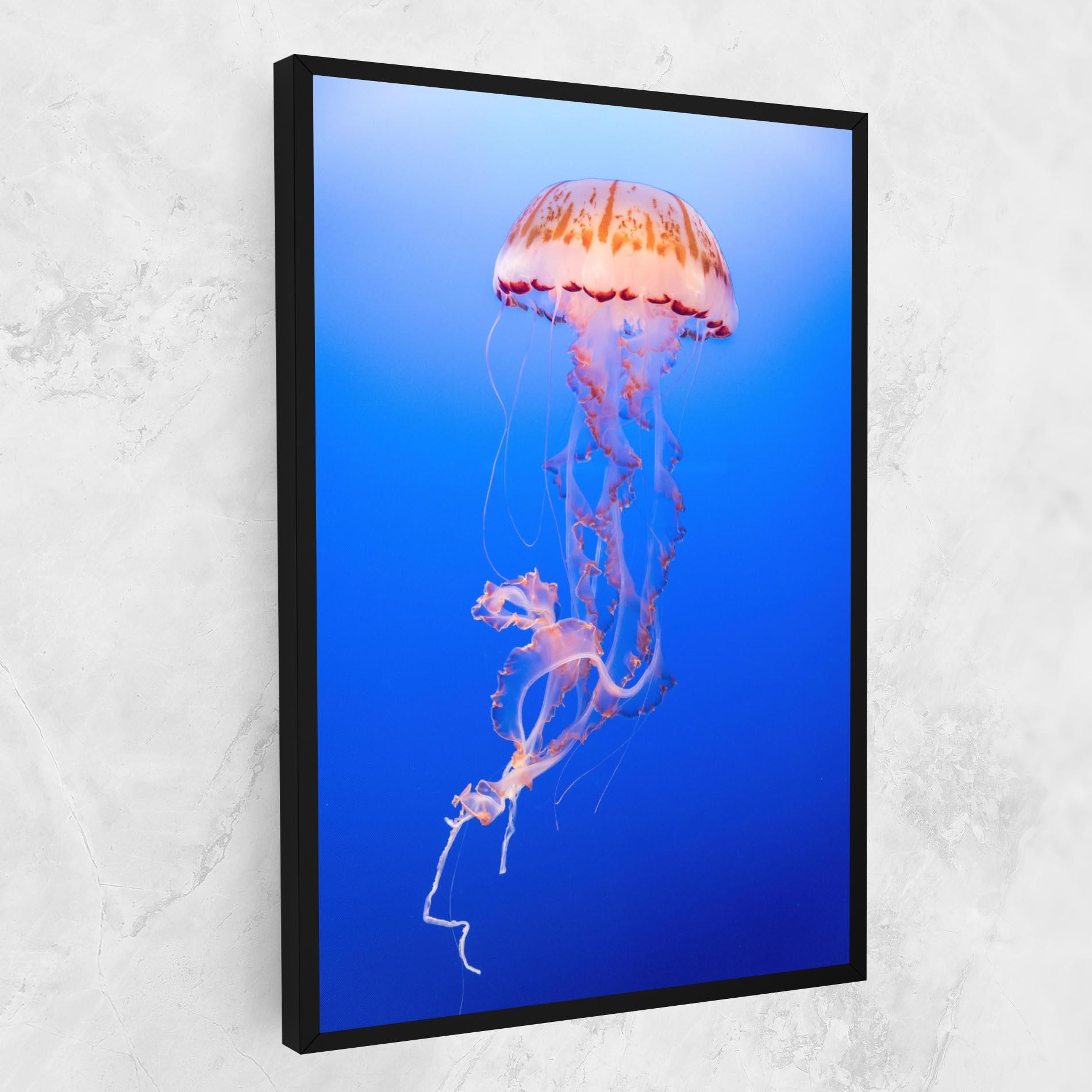 Tablou Canvas Pretty White Jellyfish mockup 1
