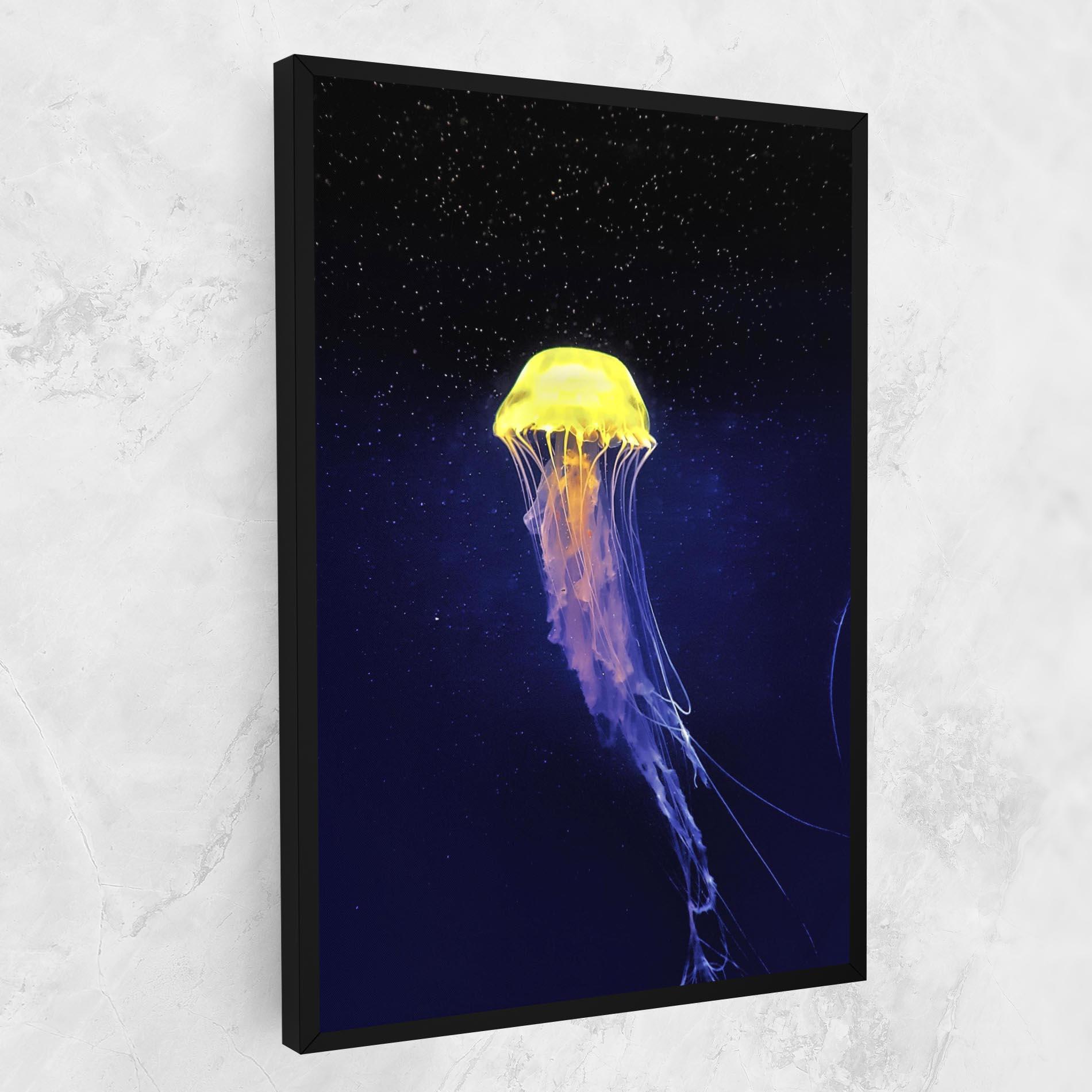 Tablou Canvas Purple Jellyfish mockup 1