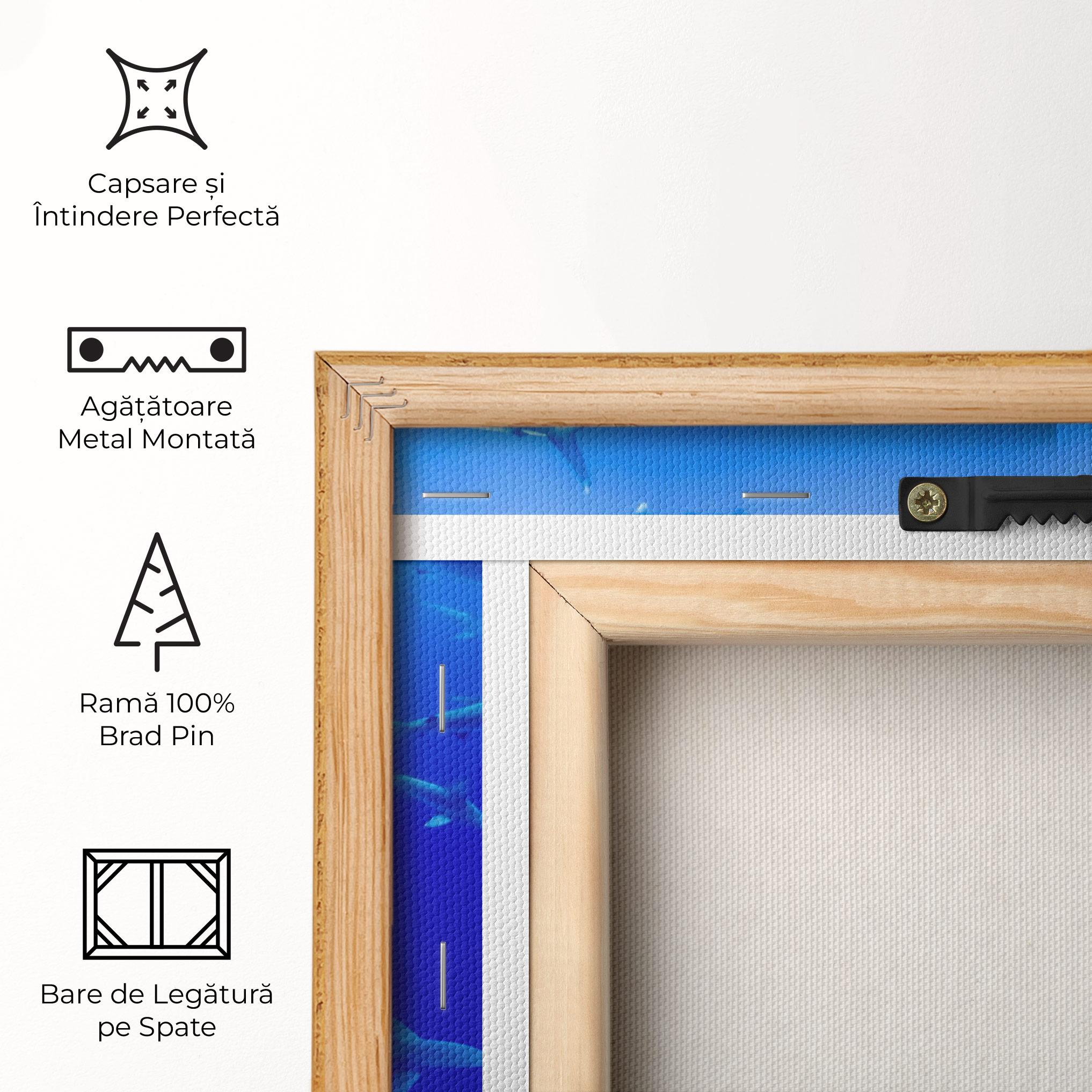 Tablou Canvas Baby Sharks mockup 5