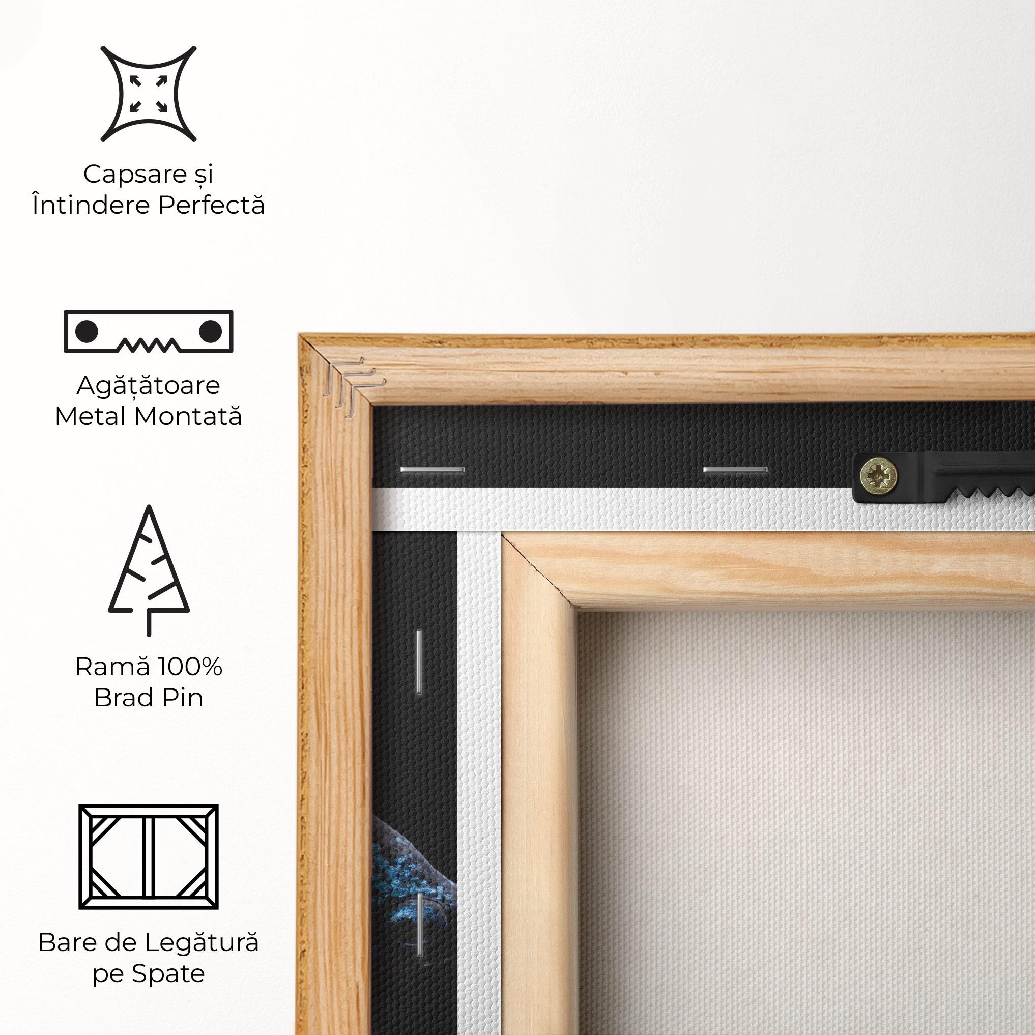 Tablou Canvas Blue Betta mockup 5