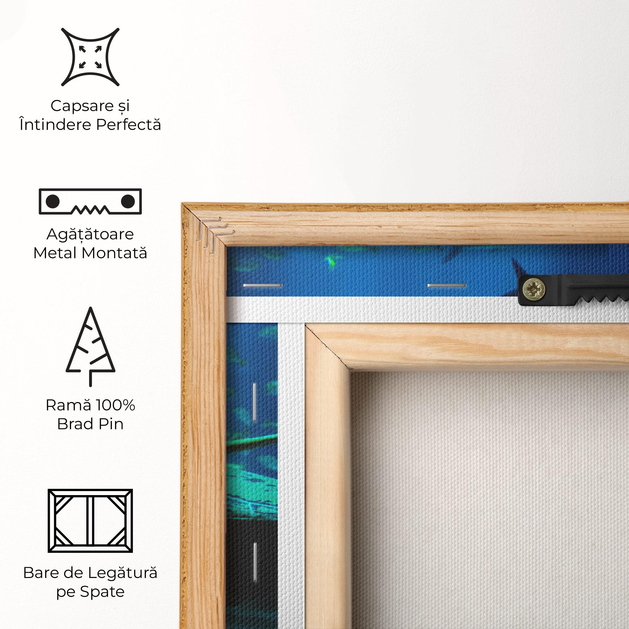 Tablou Canvas Green Turtule mockup 5